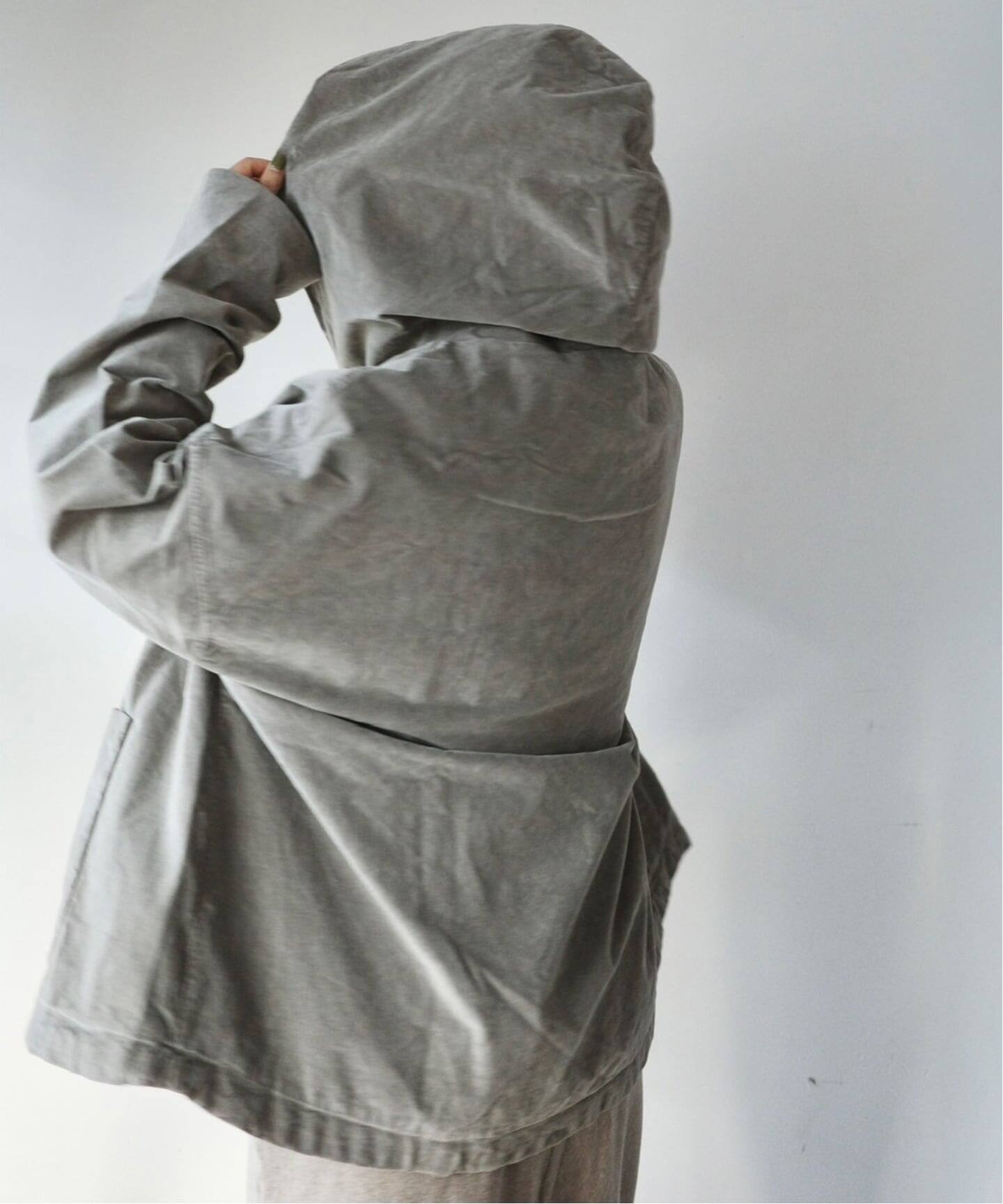 Album Di Familia ベルベットフーディコート Album Di Familia ベルベットフーディコート Album Di Familia