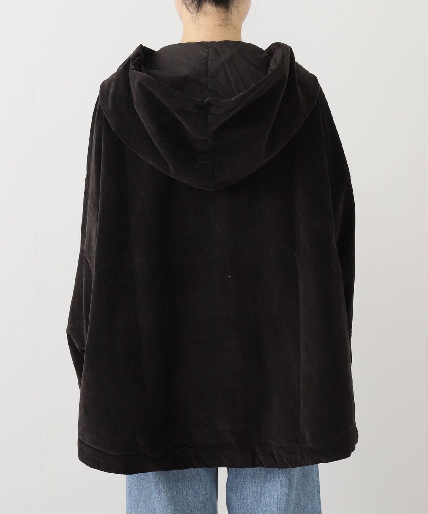 album di famiglia ジャケット 新品 未使用 album di famiglia】 HOODED JACKET VELVET（その他ジャケット