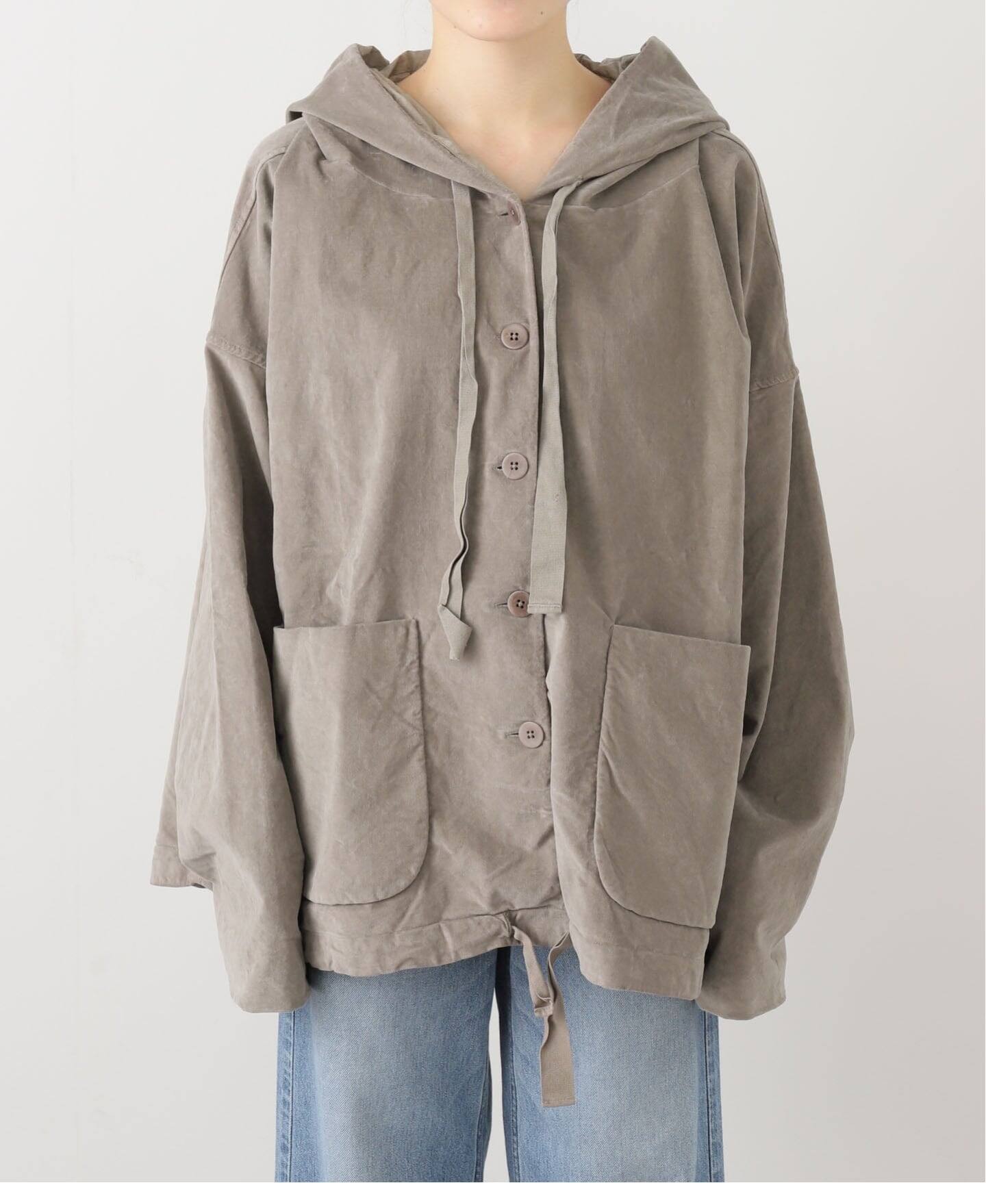 album di famiglia】 HOODED JACKET VELVET（その他ジャケット・スーツ