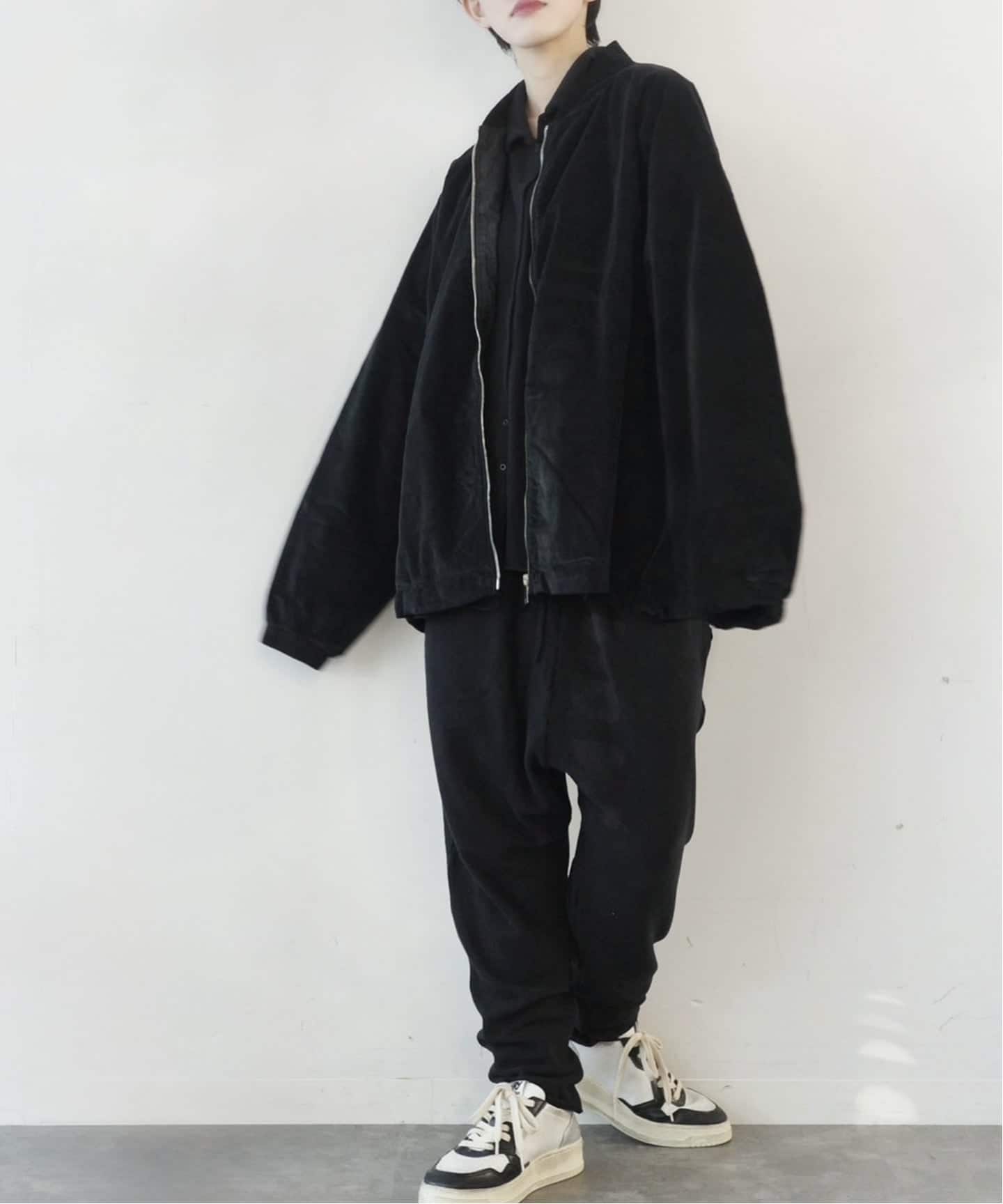 album di famiglia ジャケット 新品 未使用 album di famiglia 】BOMBER JACKET VELVET（その他ブルゾン