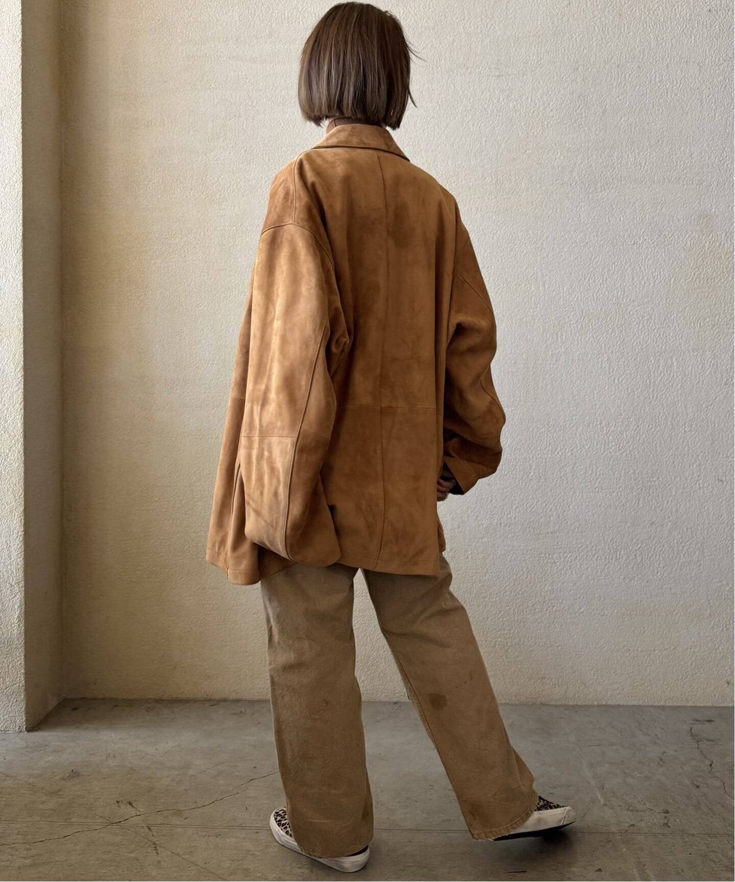 HERILL ヘリル　goatsuede jacket 2新品2025aw 25AW】HERILL(ヘリル)/ Goatsuede Jacket -BROWN- #25-011-HL812030