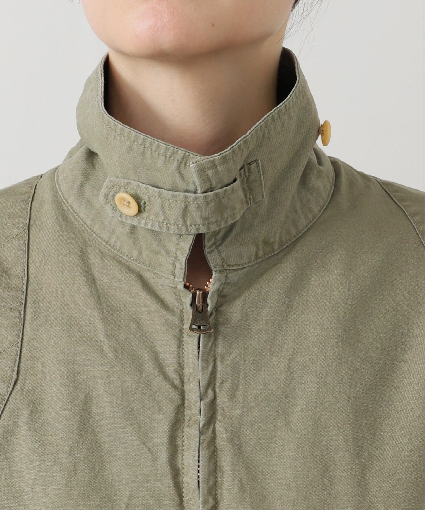 chimala】POPLIN HUNTING JACKET（ミリタリー）｜journal