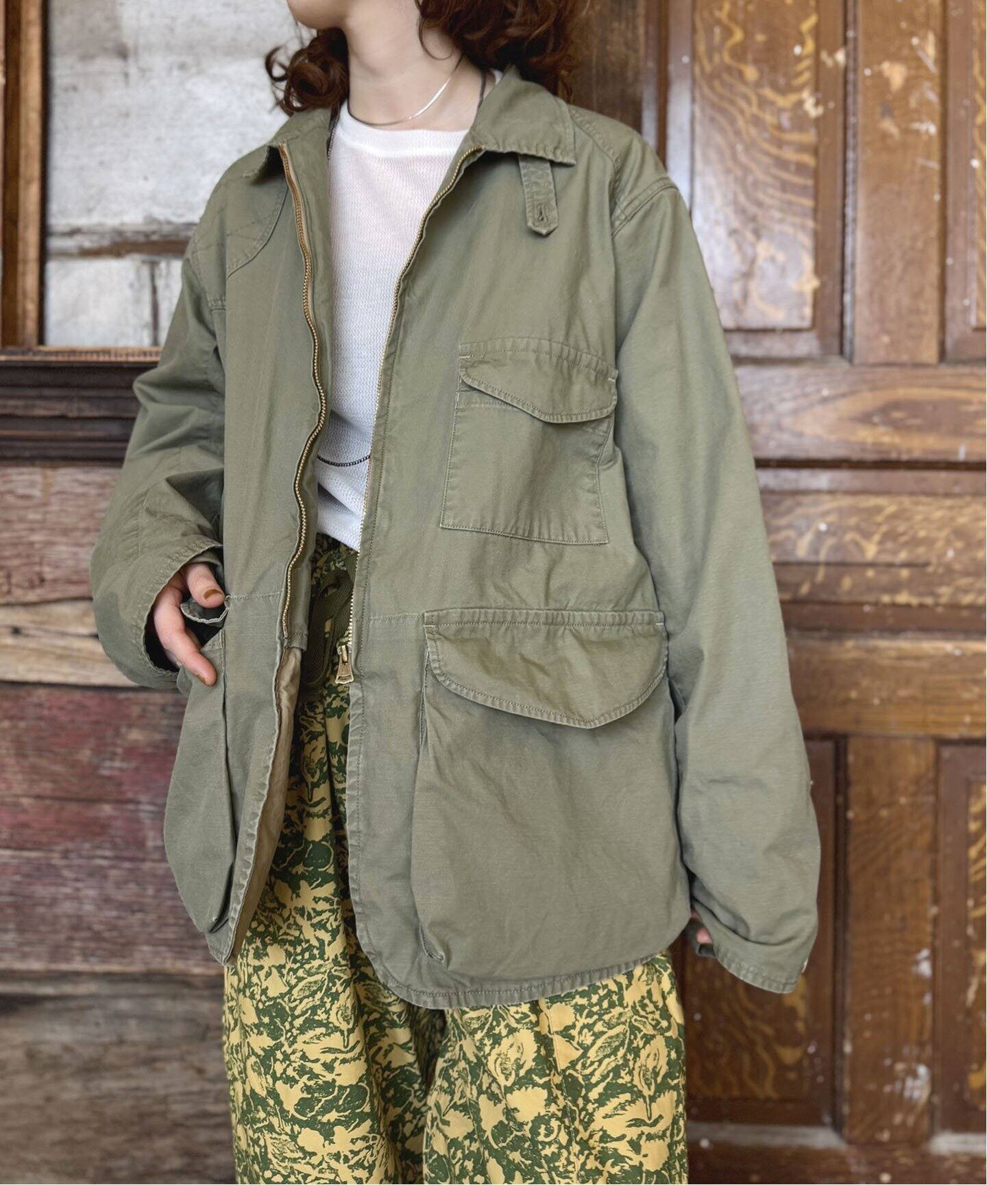 chimala ミリタリーカバーオール （chimala】POPLIN HUNTING JACKET 
