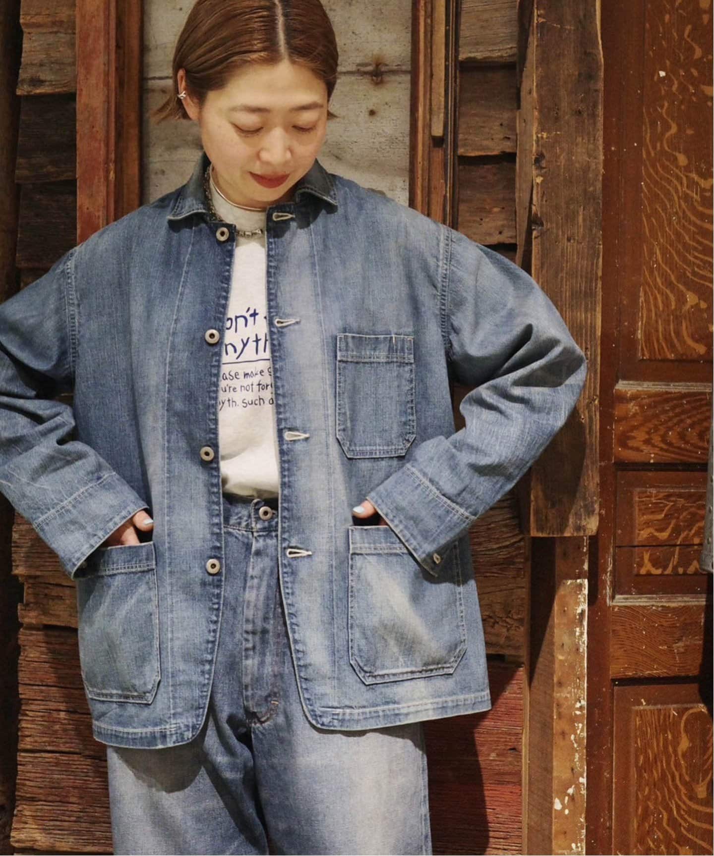 journal standard luxe 【chimala】JACKET chimala】10OZ DENIM CHORE JACKET（デニムジャケット