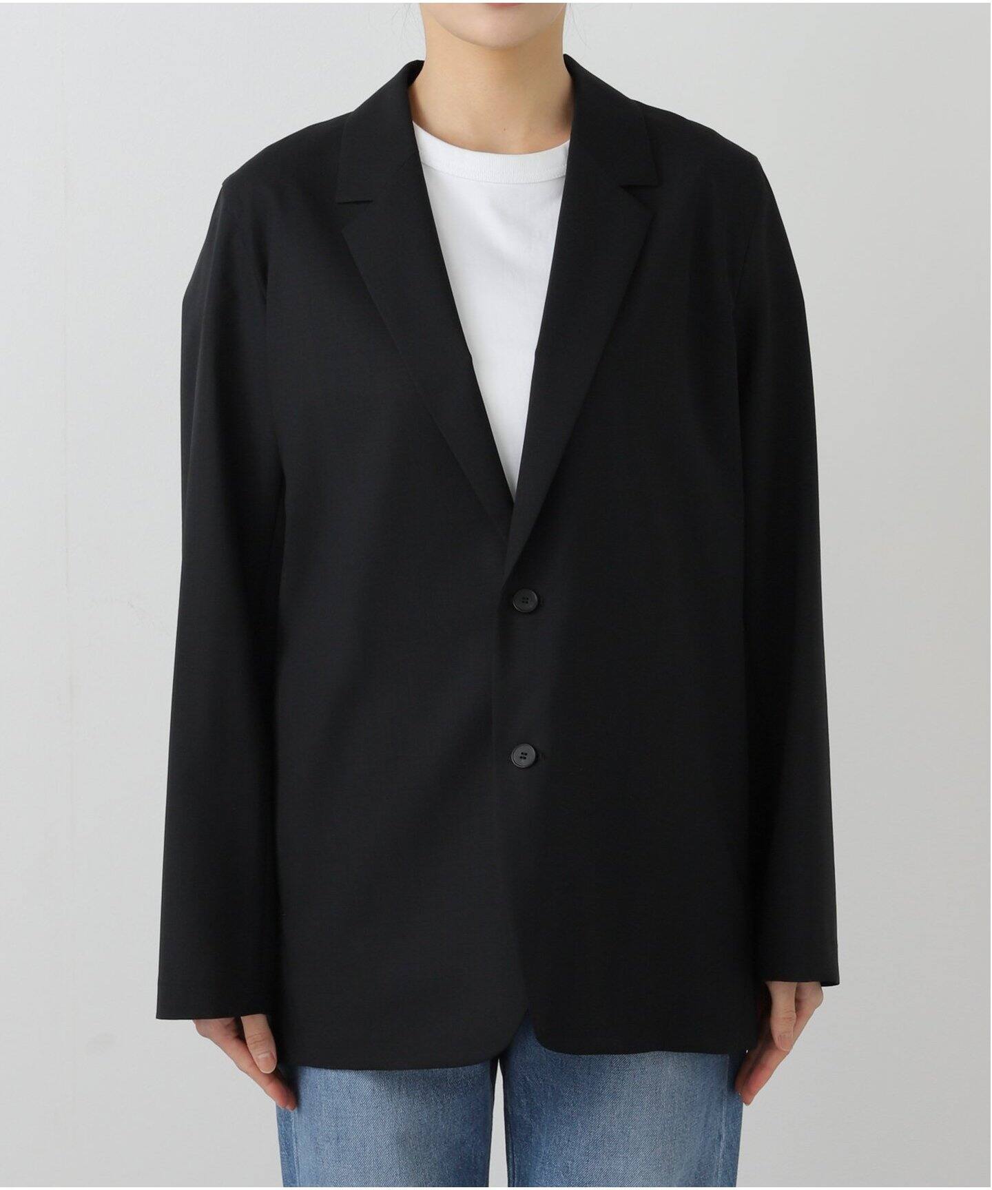 ATON】TECHNO WOOL GAUZE TAILORED JACKET（テーラードジャケット 