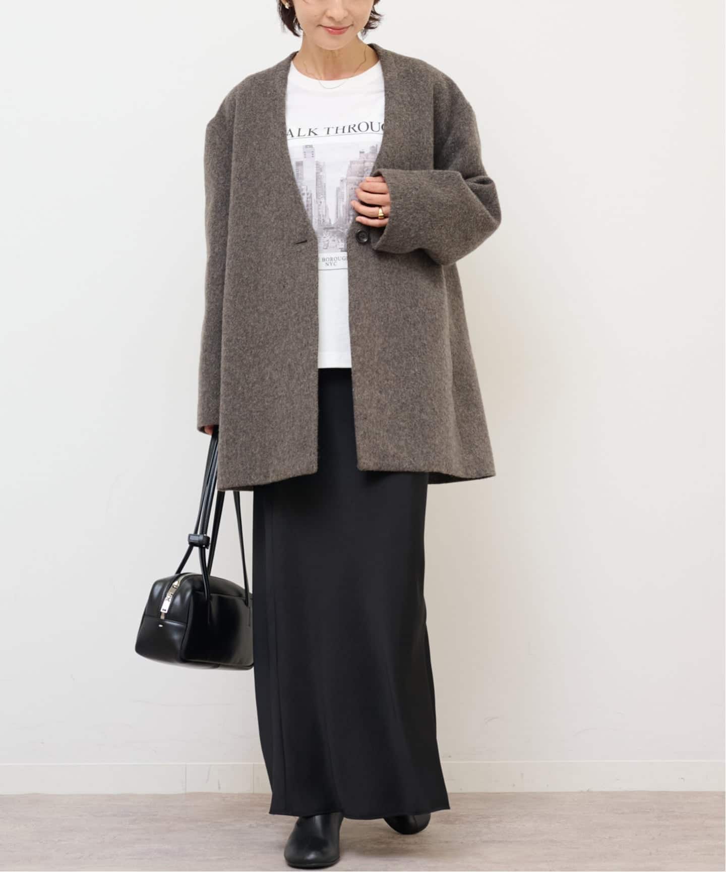 ジャーナルスタンダード　尾州ウールシャギーコート　ウールコート 予約》尾州ウールシャギージャケットコート（その他ジャケット