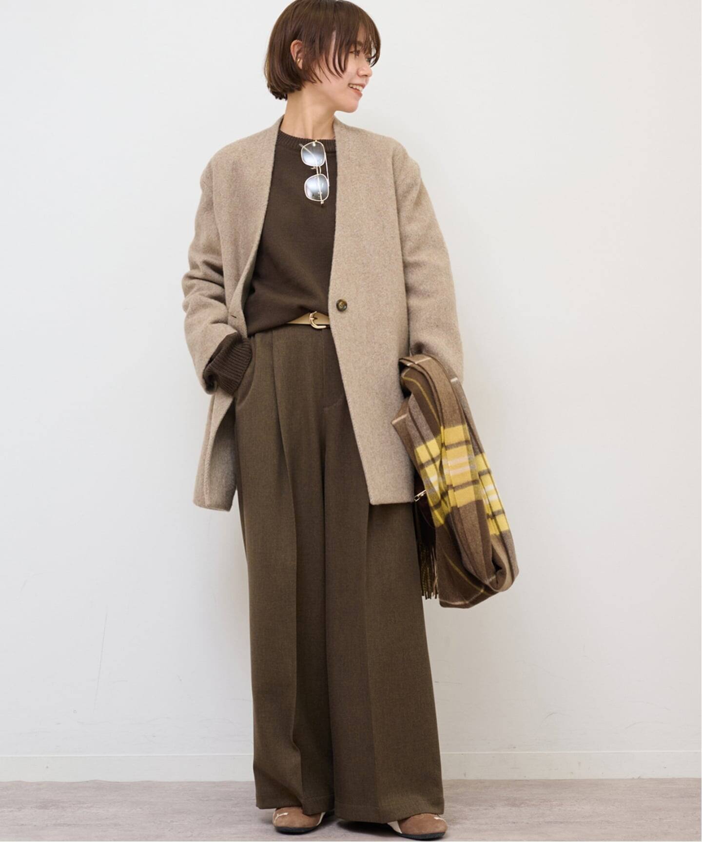 尾州ウールシャギージャケットコート（その他ジャケット・スーツ