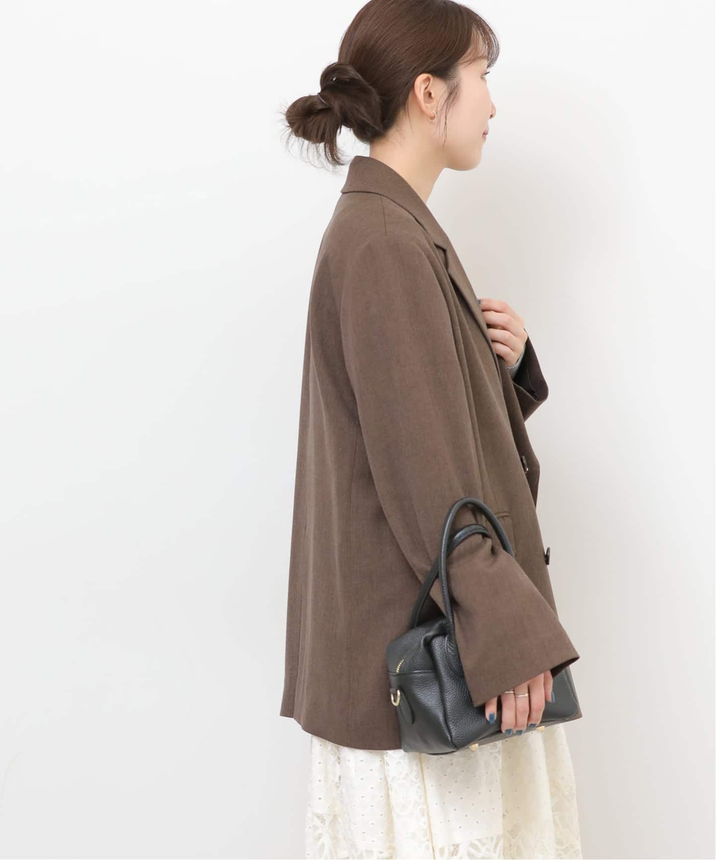 ツイーディーツイルテーラードダブルジャケット 追加》ツイーディーツイルテーラードダブルジャケット