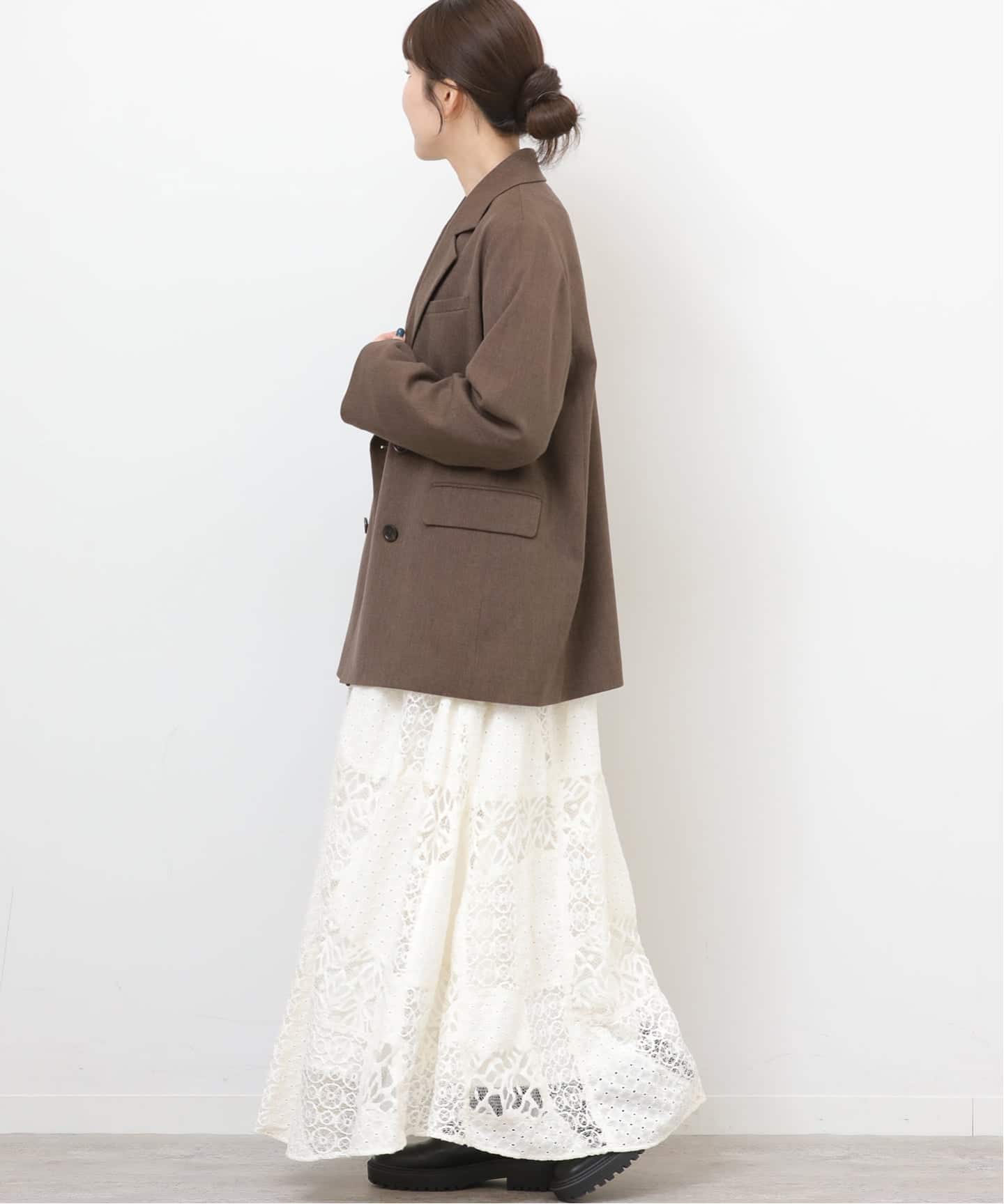 ジャーナルスタンダードレリューム　ツイーディーツイルテーラードジャケット 追加2》ツイーディーツイルテーラードダブルジャケット（テーラード