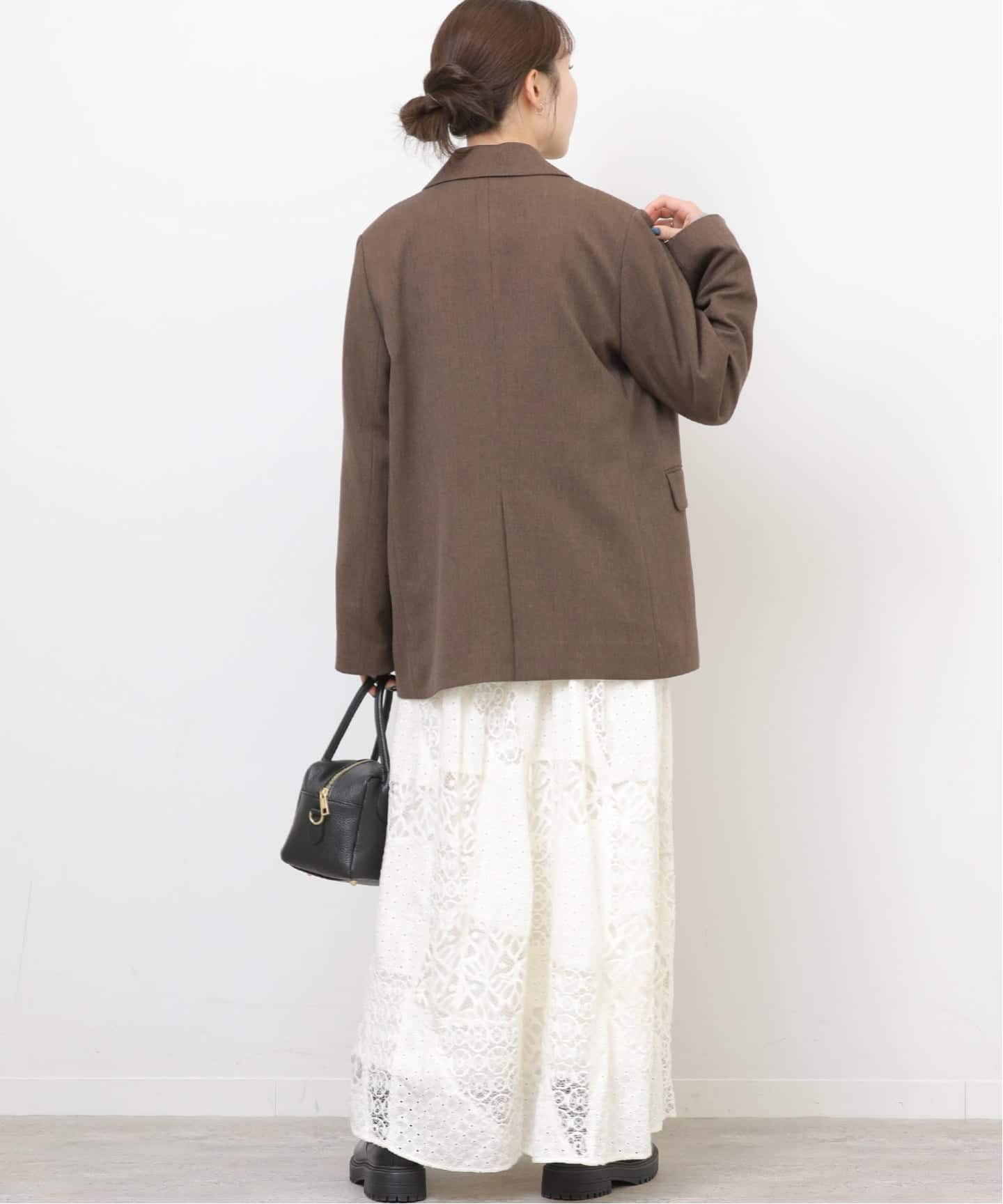 追加2》ツイーディーツイルテーラードダブルジャケット