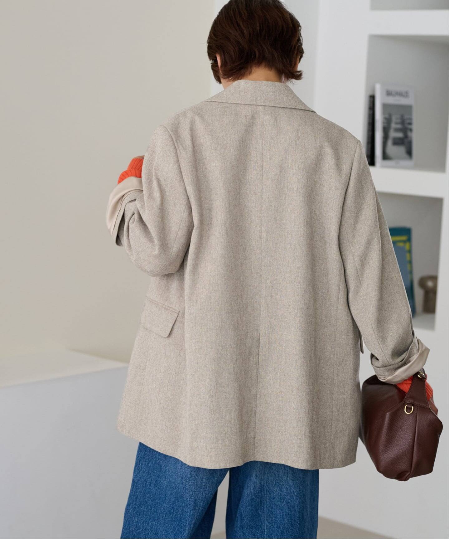 ジャーナルスタンダードレリューム　ツイーディーツイルテーラードジャケット ジャーナルスタンダード レリューム JOURNAL STANDARD relume