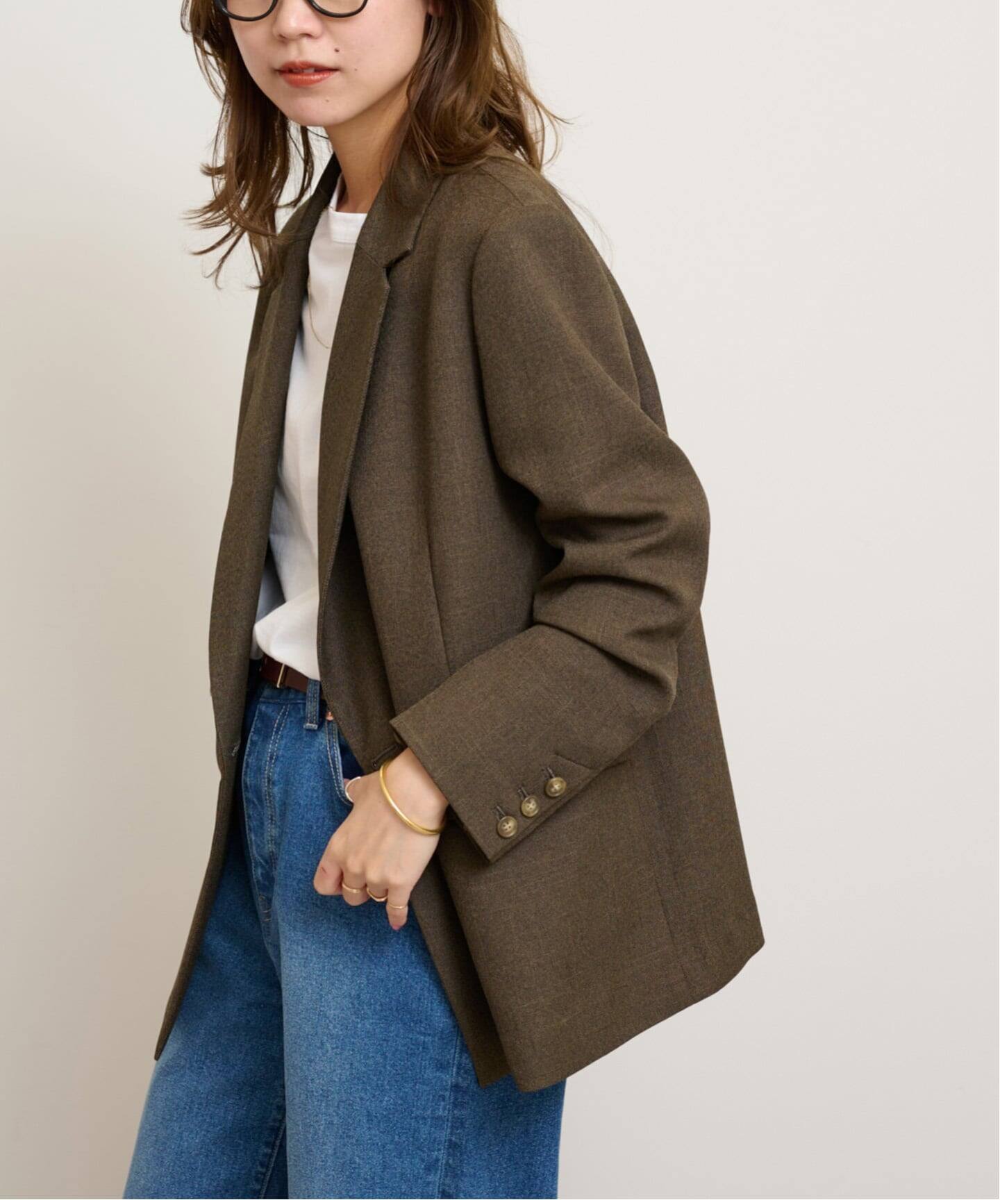 追加2》シャークツイードテーラードジャケット（テーラードジャケット