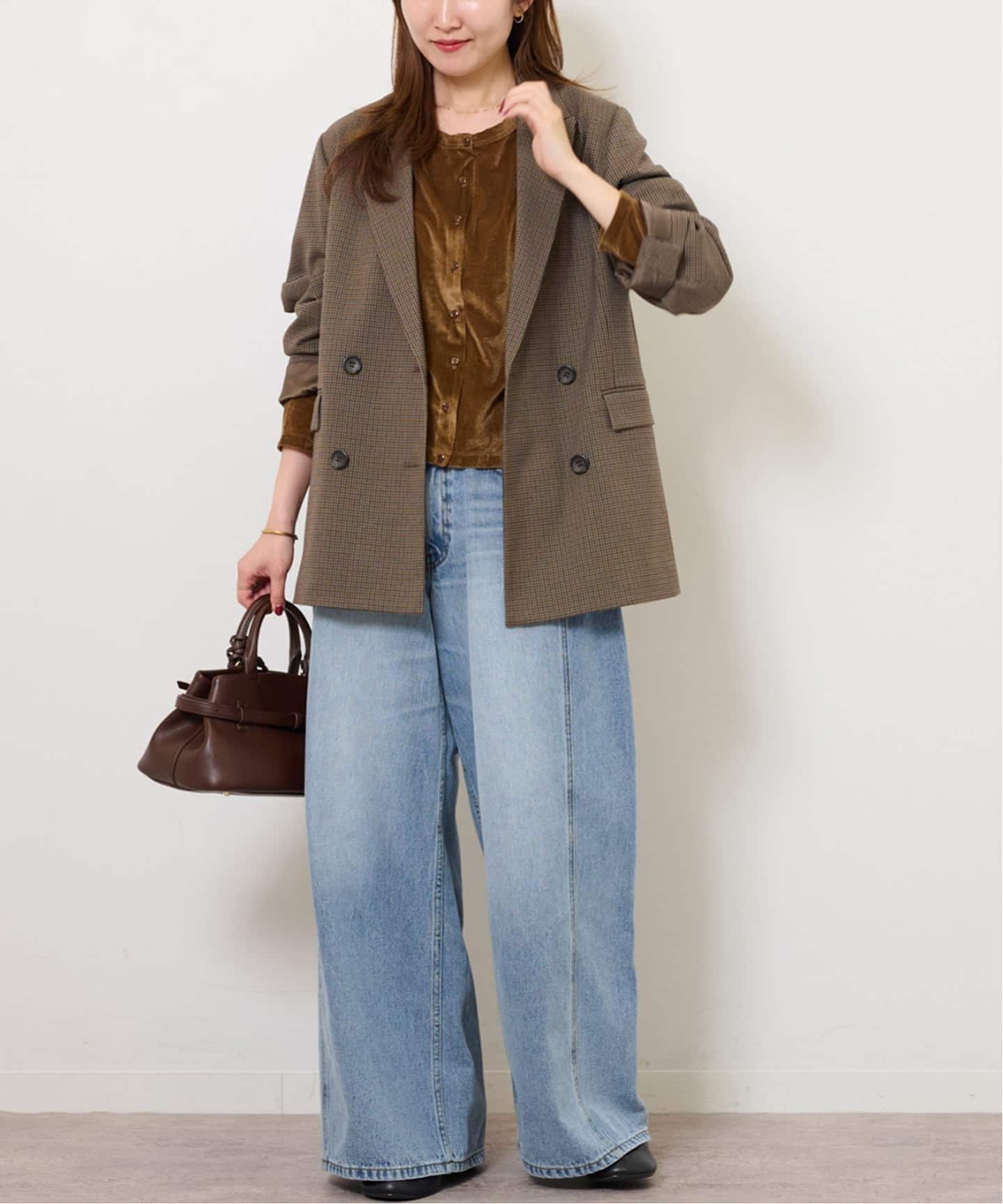 JOURNAL STANDARD relume　チェックダブルジャケット　38 JOURNAL STANDARD relume（ジャーナルスタンダード レリューム