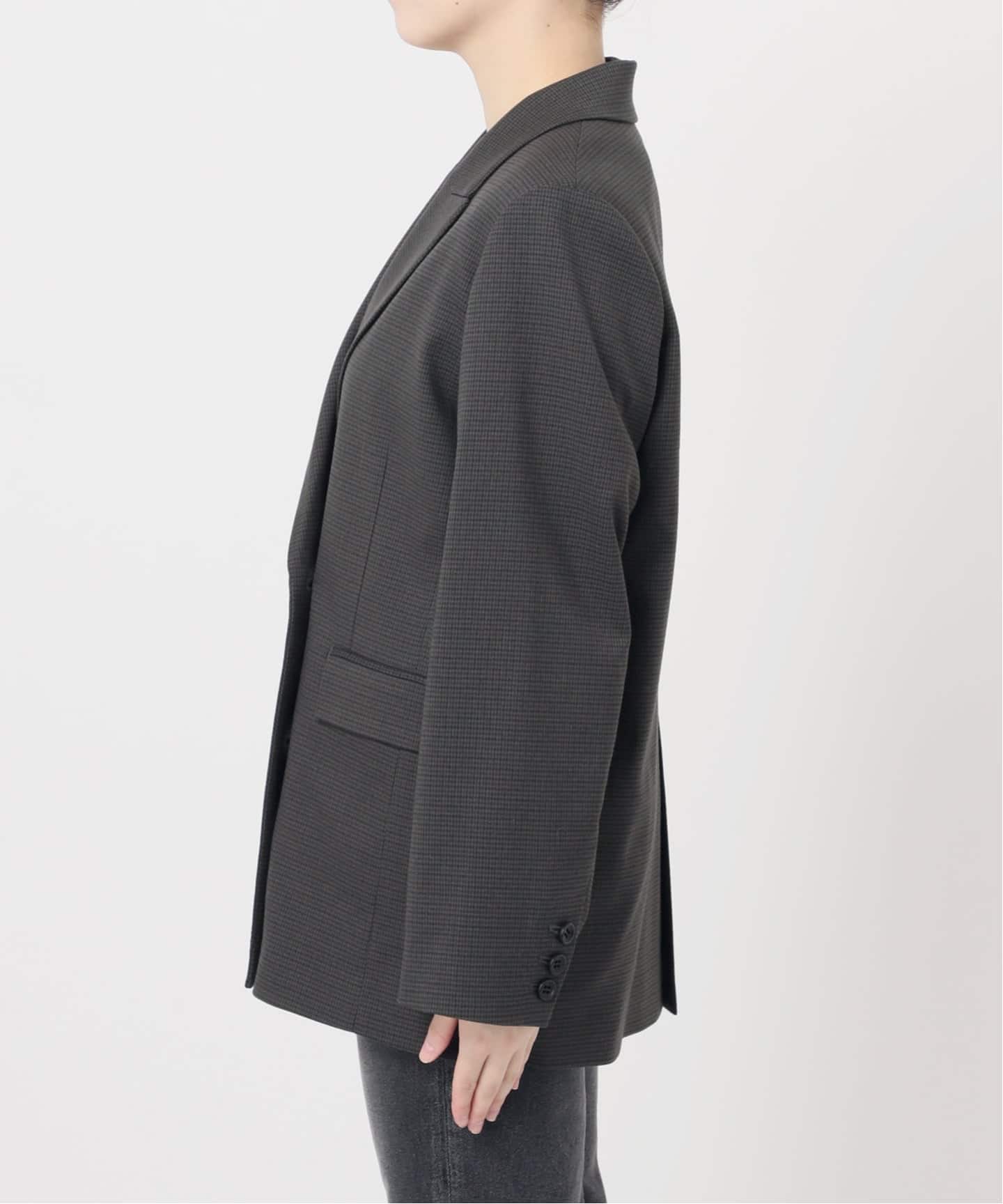 ダブルフロントチェックジャケット（テーラードジャケット）｜JOURNAL