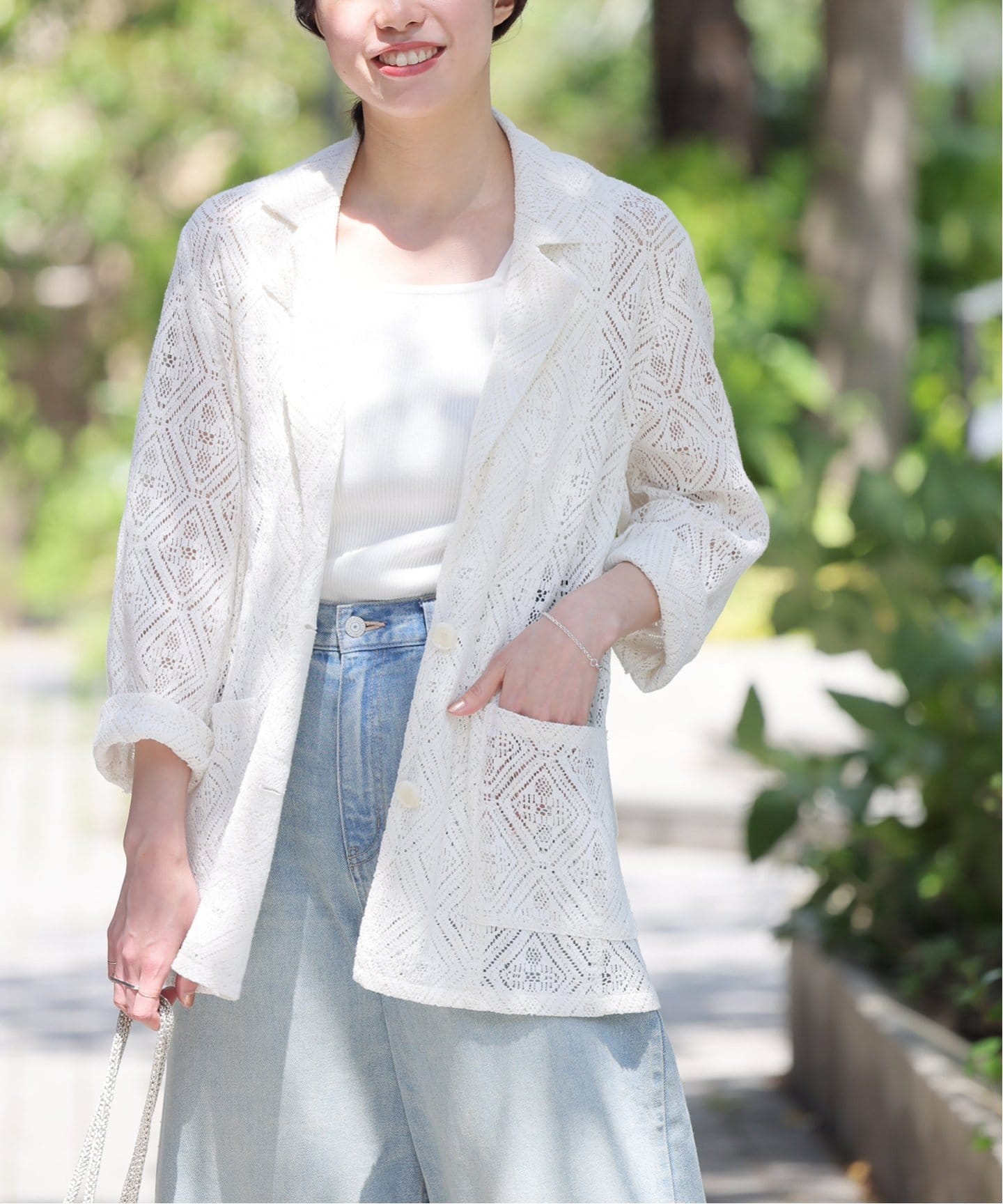 完売品ジャーナルスタンダードリネンレースチュニック 菊池亜希子 完売