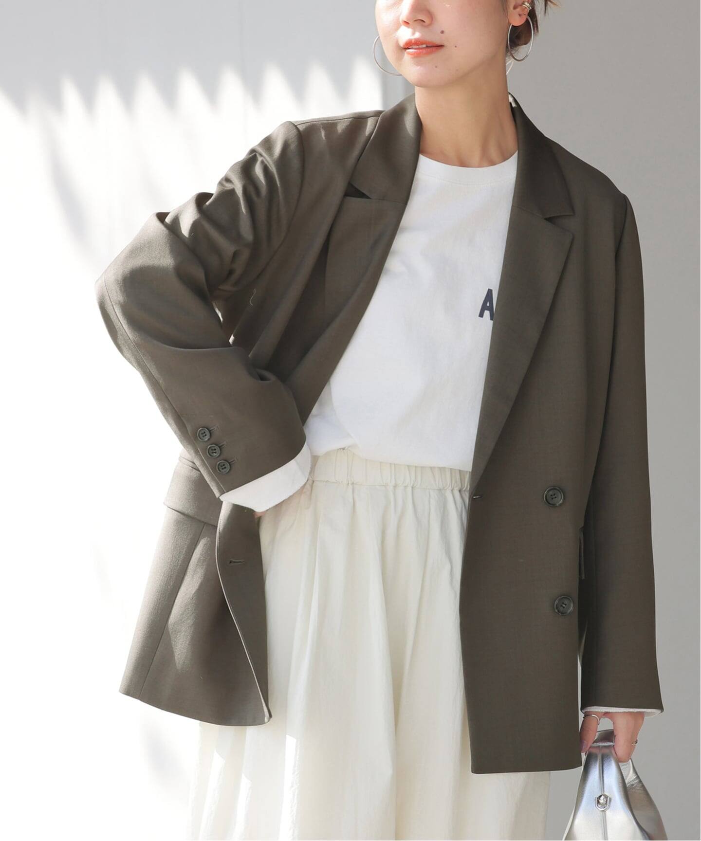 追加 / 新色》ダブルフロントテーラードジャケット（テーラード