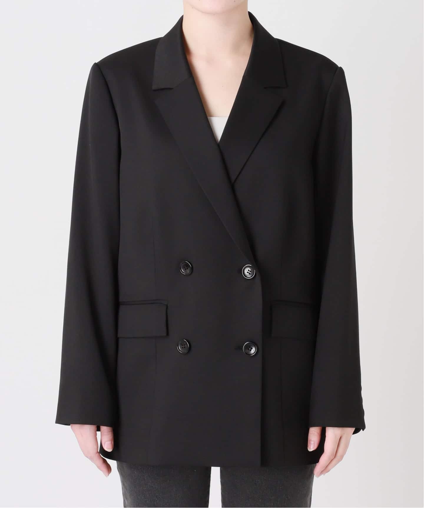 追加予約 / 新色》ダブルフロントテーラードジャケット