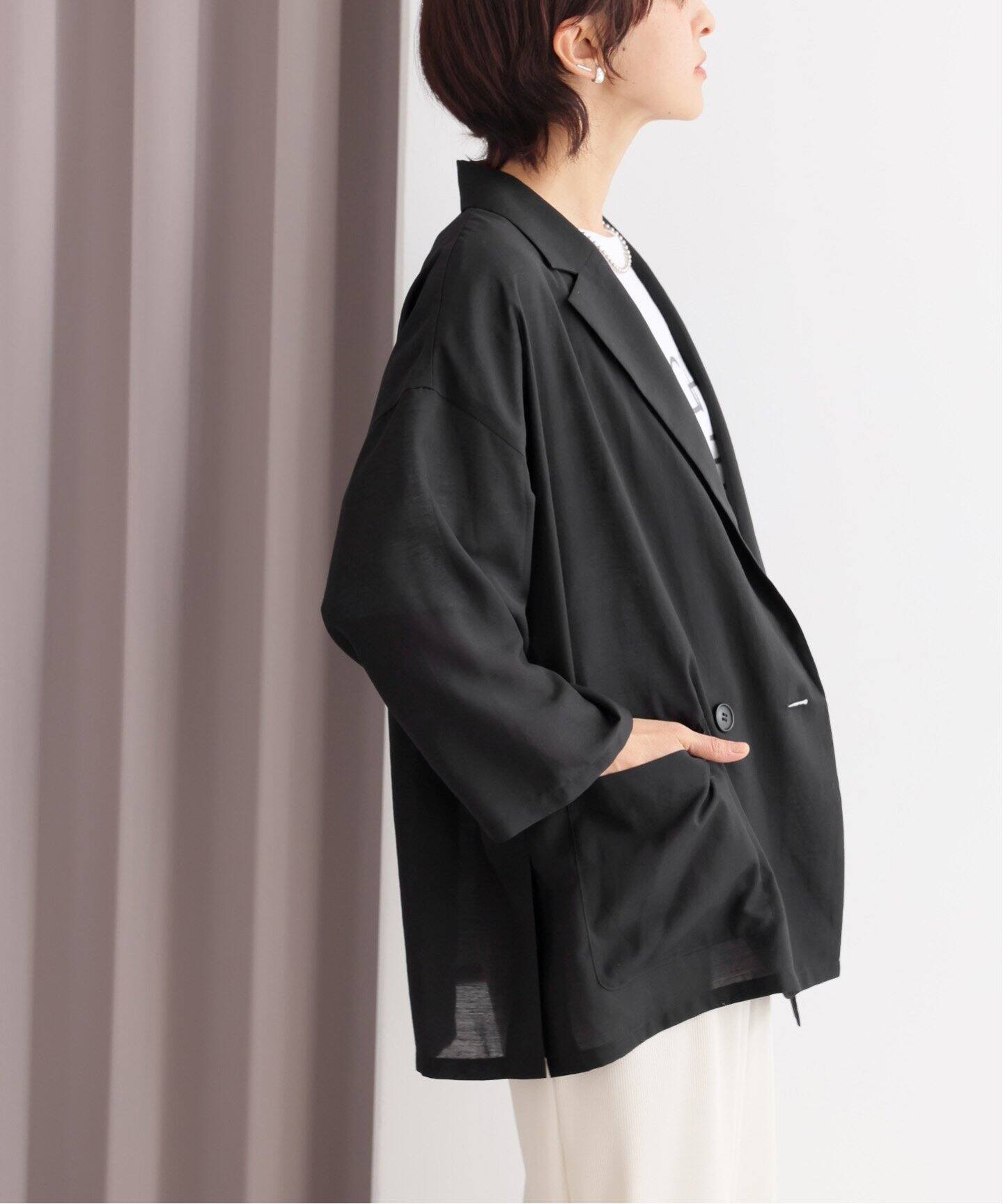 追加予約》シアーテーラードジャケット（テーラードジャケット  