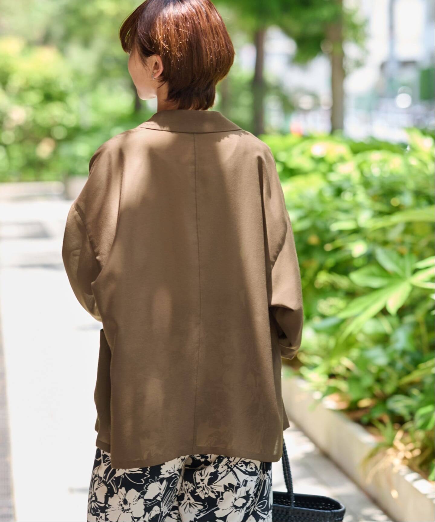 【極美品】JOURNAL STANDARD relume シアー半袖ジャケット JOURNAL STANDARD relume｜《追加3》シアーテーラードジャケット