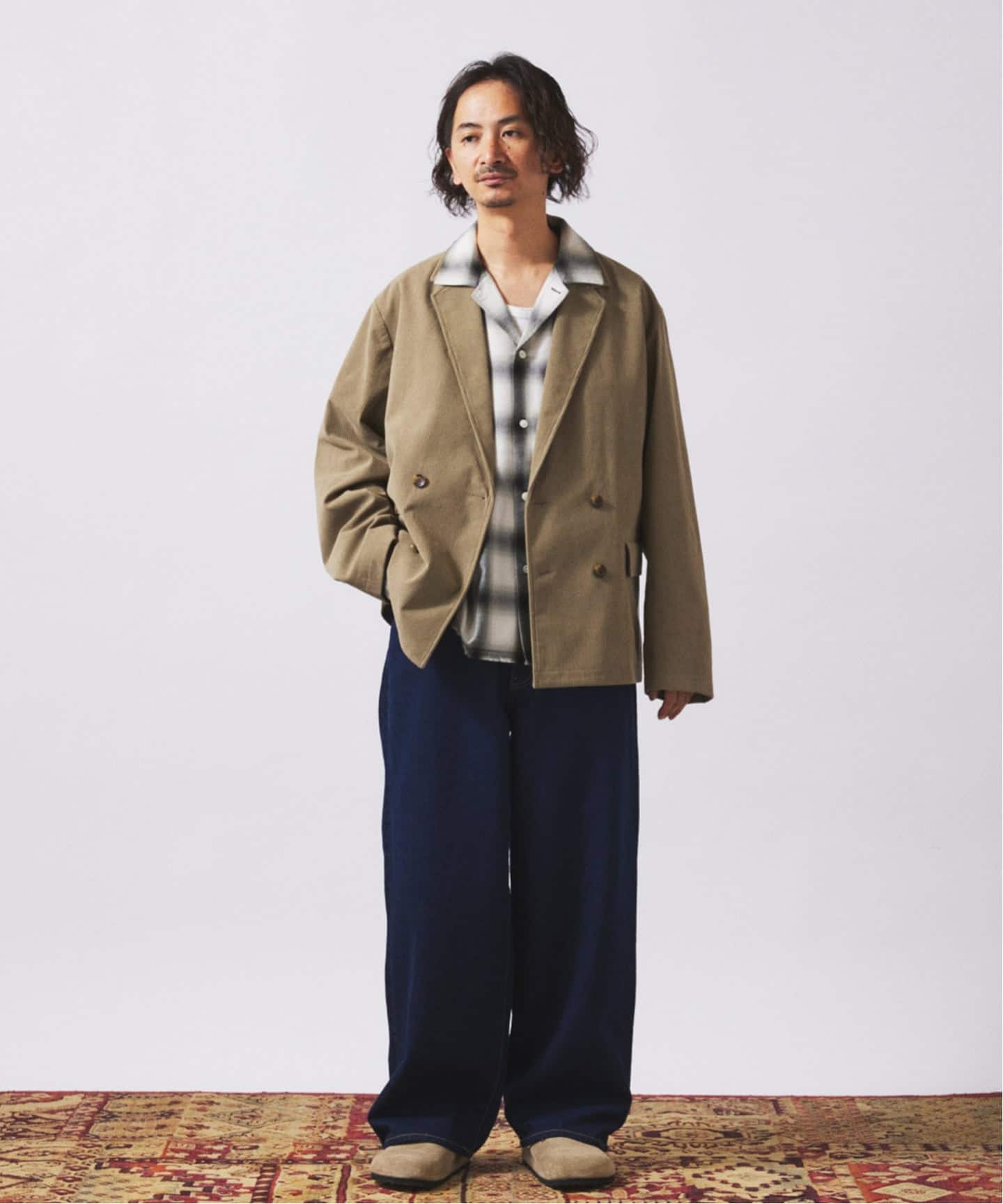 TECH ”SOLOTEX(R)” コーデュロイ ウォッシャブル ダブルジャケット