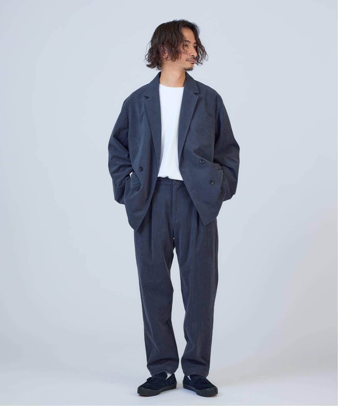 TECH ”SOLOTEX(R)” コーデュロイ ウォッシャブル ダブルジャケット