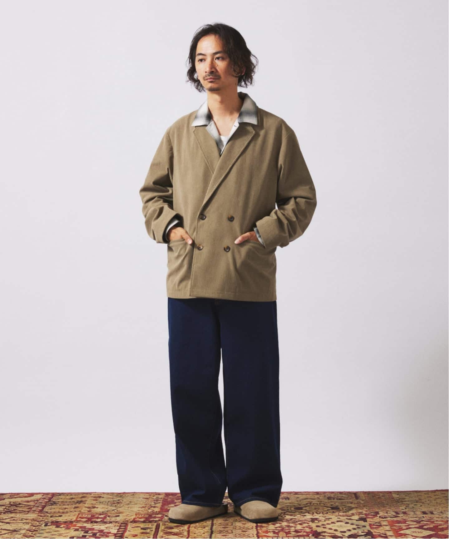 ジャーナルスタンダード レリューム（JOURNAL STANDARD relume）/TECH ”SOLOTEX(R)” コーデュロイ ウォッシャブル ダブルジャケット TECH ”SOLOTEX(R)” コーデュロイ ウォッシャブル ダブルジャケット