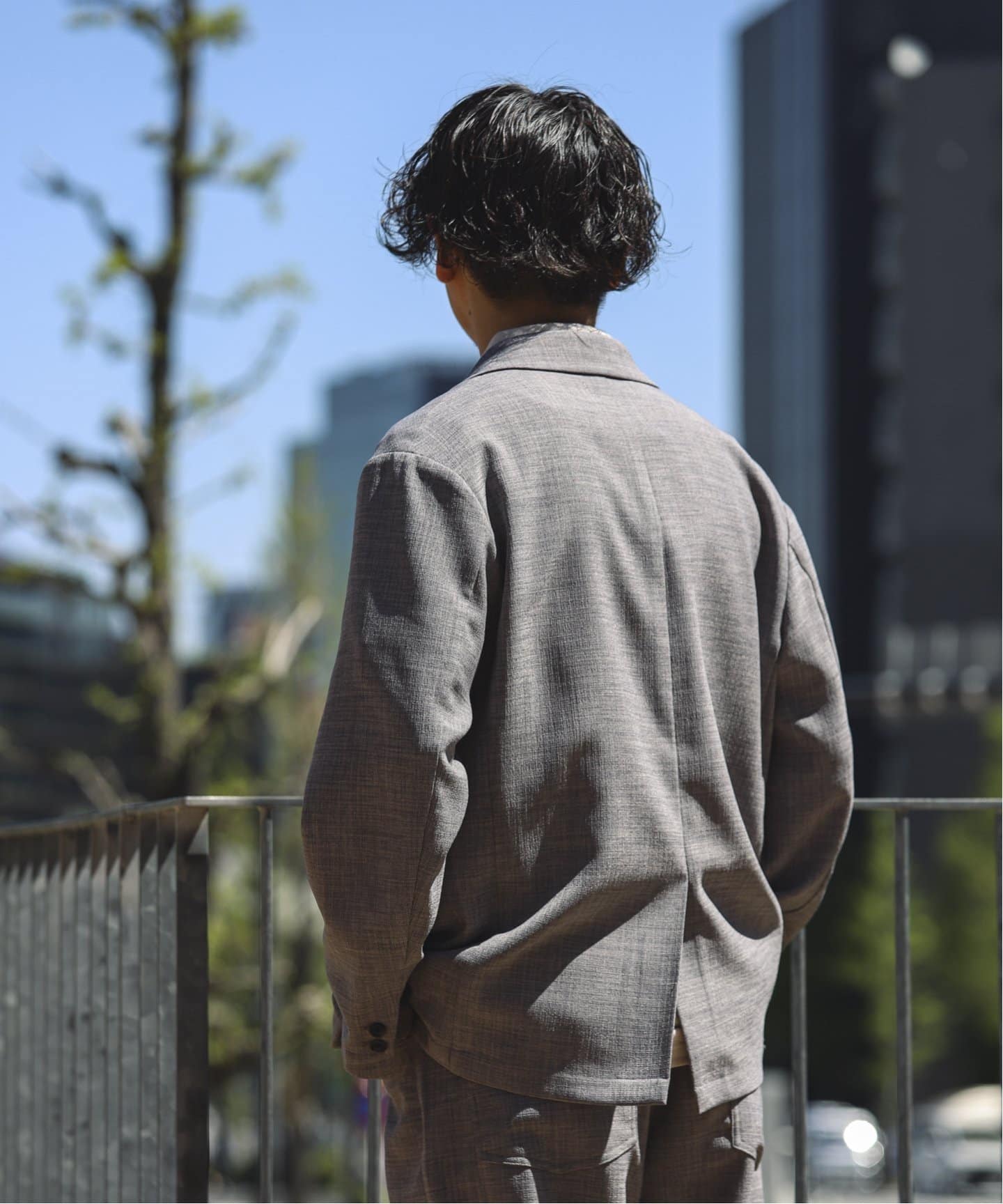 TECH CANVAS ジャケット（セットアップ着用可）（テーラードジャケット