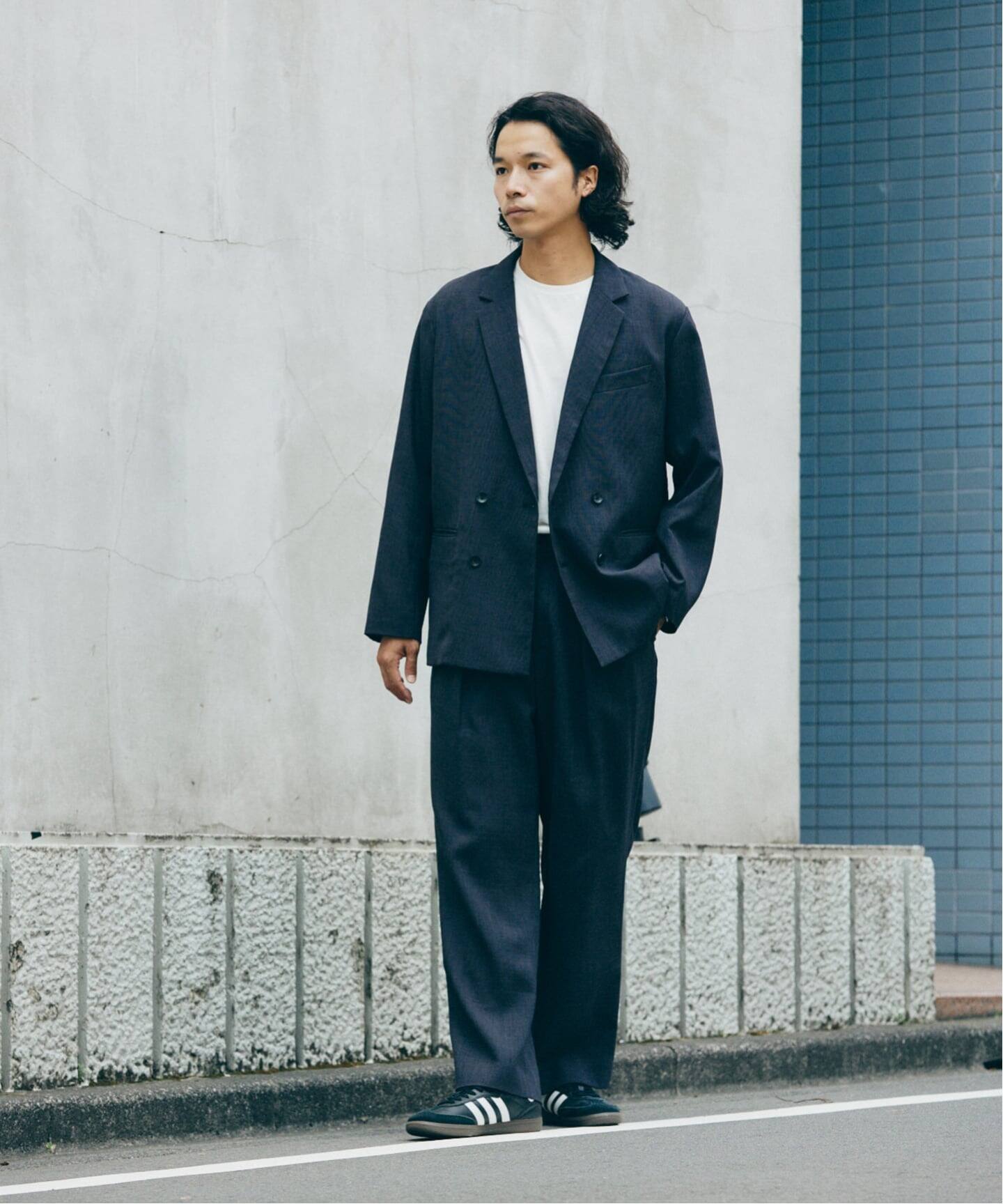 バスケット ”ウォッシャブル” ダブルブレスト ジャケット（その他 