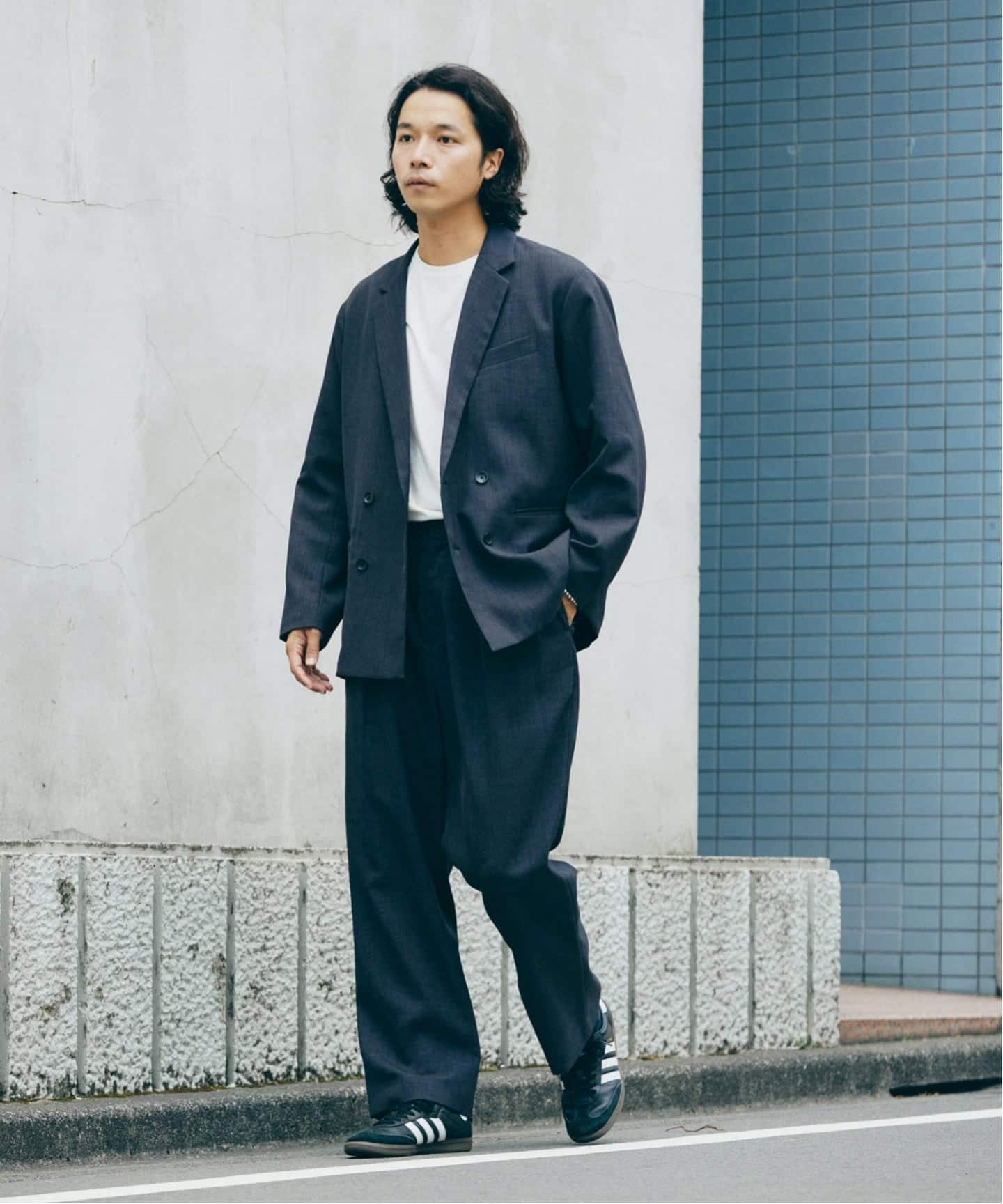 バスケット ”ウォッシャブル” ダブルブレスト ジャケット（その他