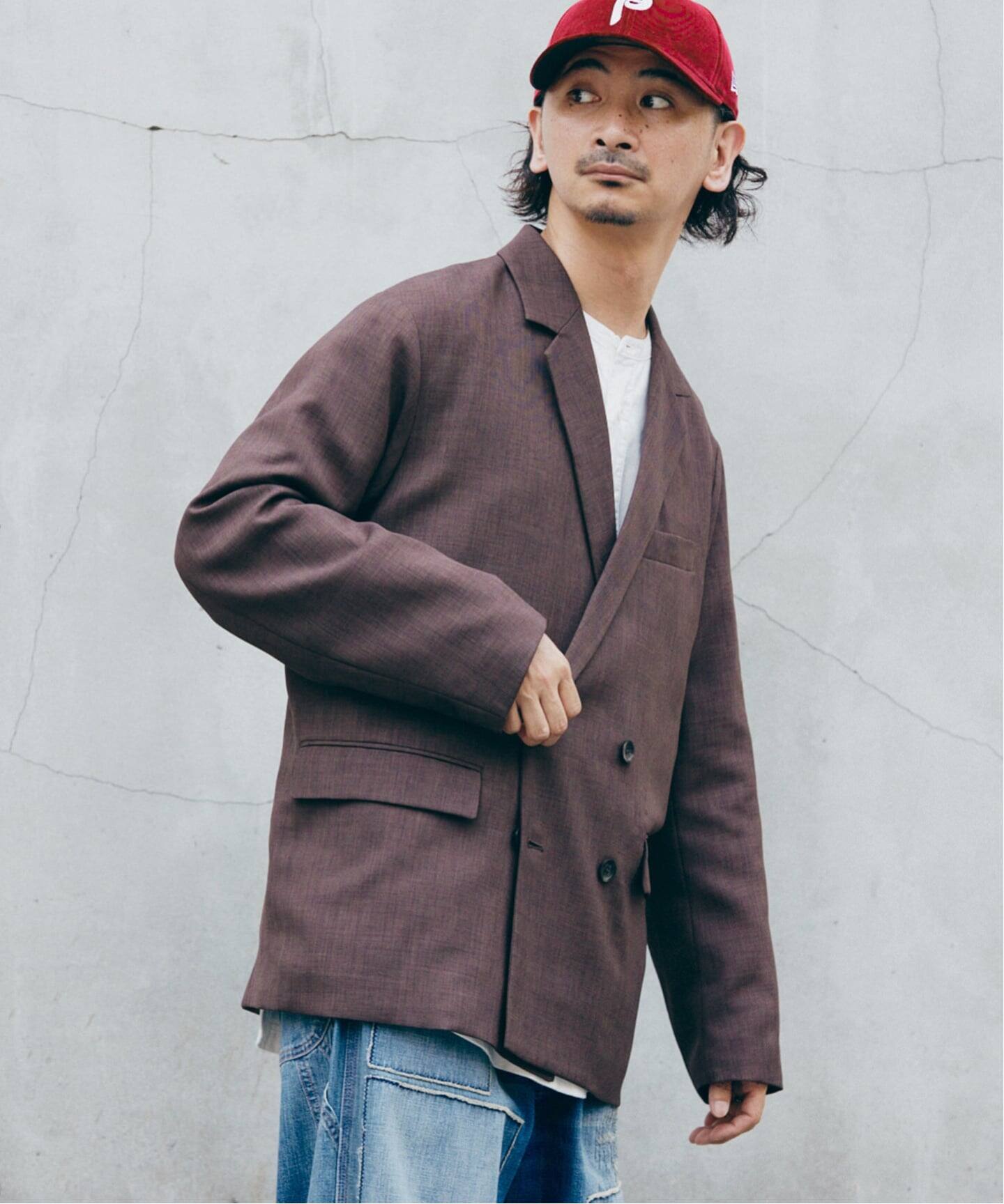 バスケット ”ウォッシャブル” ダブルブレスト ジャケット（その他