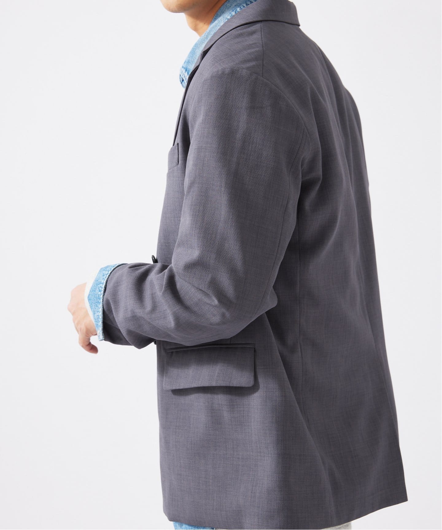 完売　ジャーナルスタンダードレリューム　WブレストBLAZER ウォッシャブル バスケット ダブルブレスト ジャケット