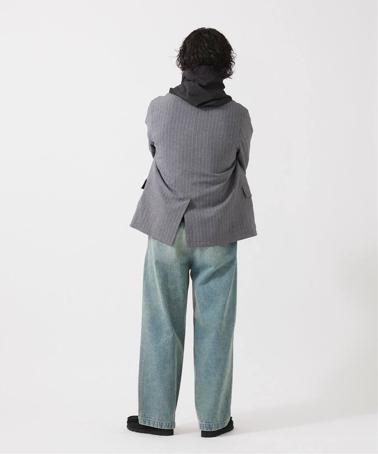 TECHメランジ ウォッシャブル ダブルジャケット（セットアップ着用可  