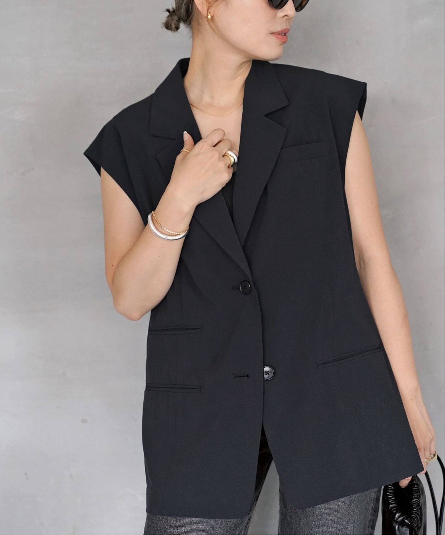 CELERI Sleeveless ジャケット（ジレ）｜Deuxieme Classe