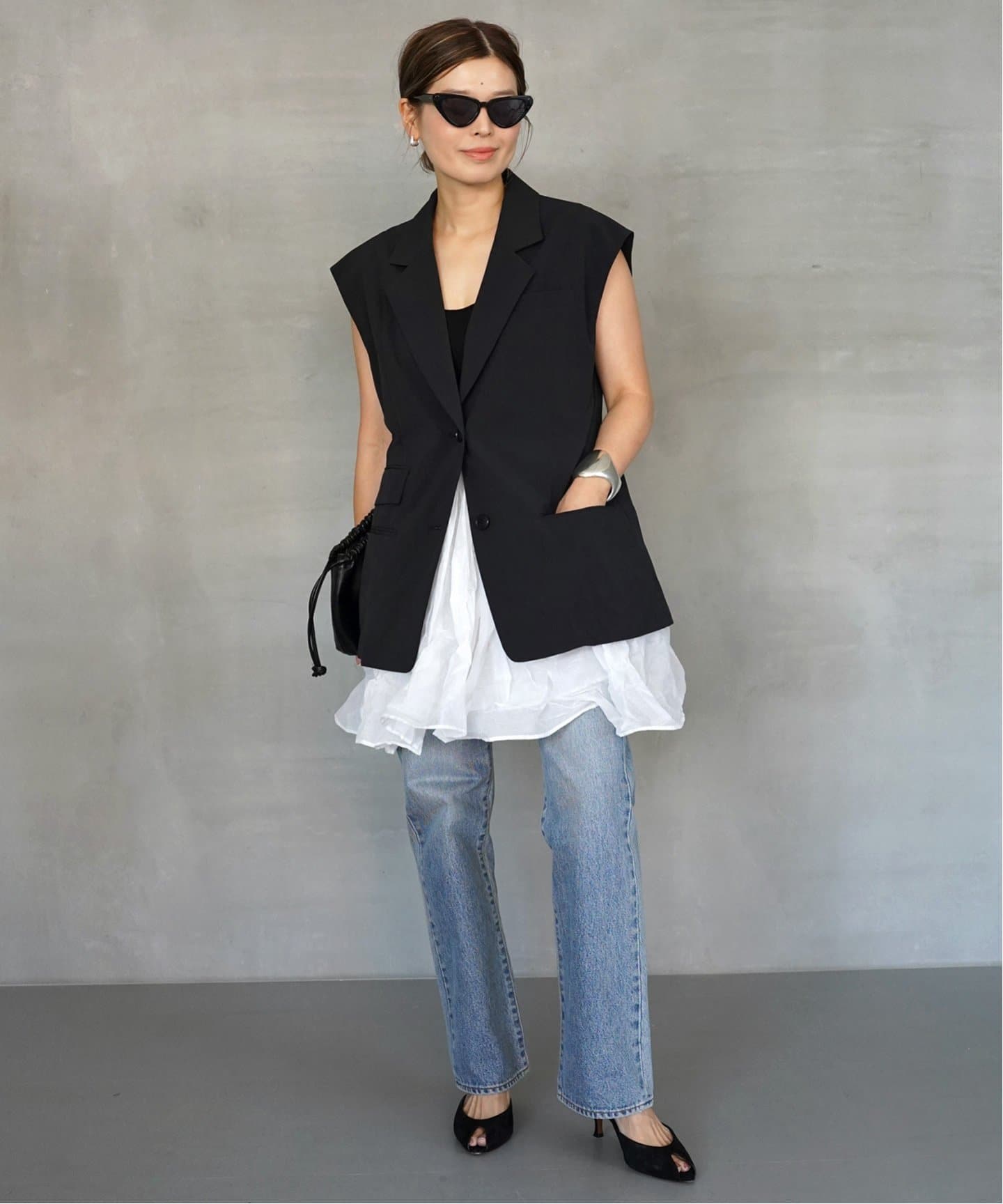 CELERI Sleeveless ジャケット（ジレ）｜Deuxieme Classe