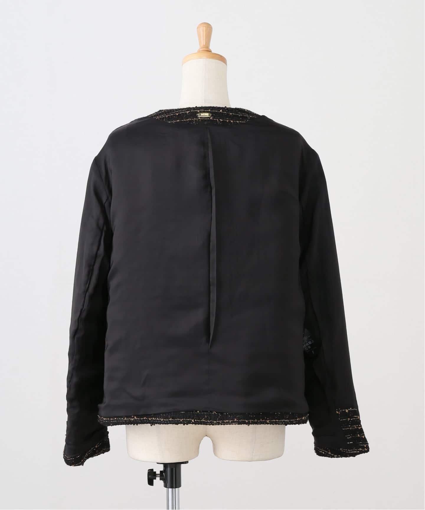 美品 ドゥーズィエムクラス TWEED ジャケット 21010500402030 FANTASY TWEED ジャケット（その他ジャケット・スーツ