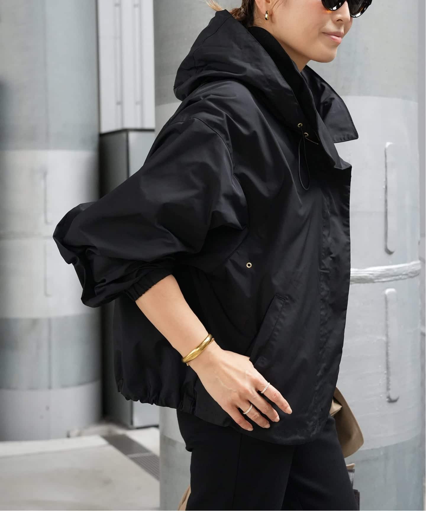 WASHED STAND ZIP ブルゾン（その他ブルゾン／アウター