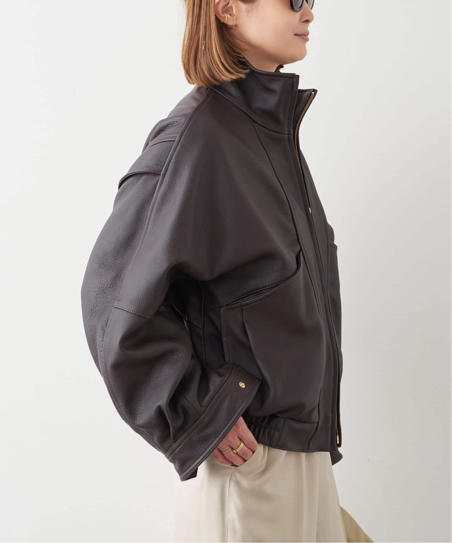 DEERSKIN BOMBER ジャケット（レザージャケット）｜Deuxieme