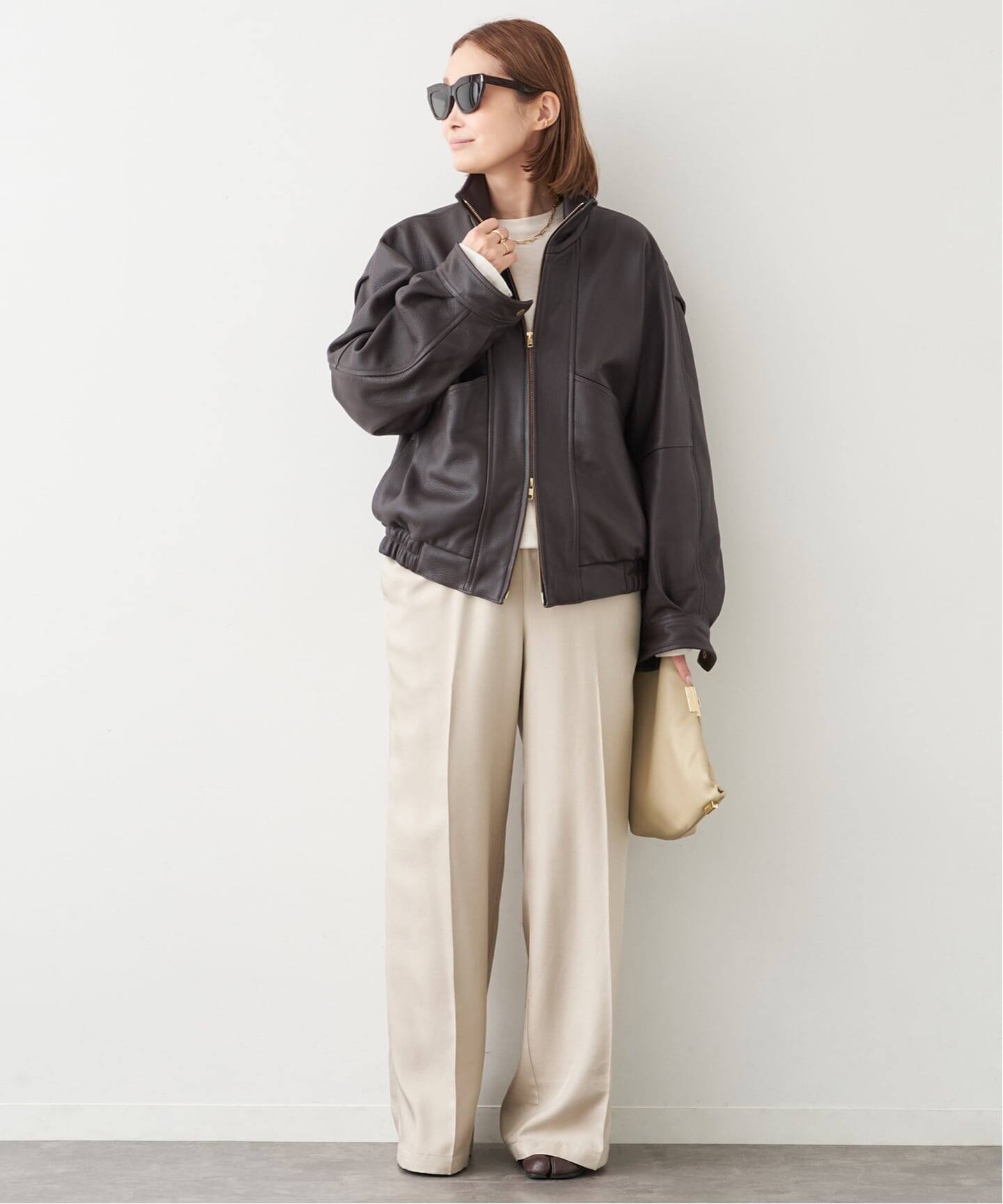 DEERSKIN BOMBER ジャケット（レザージャケット）｜Deuxieme Classe