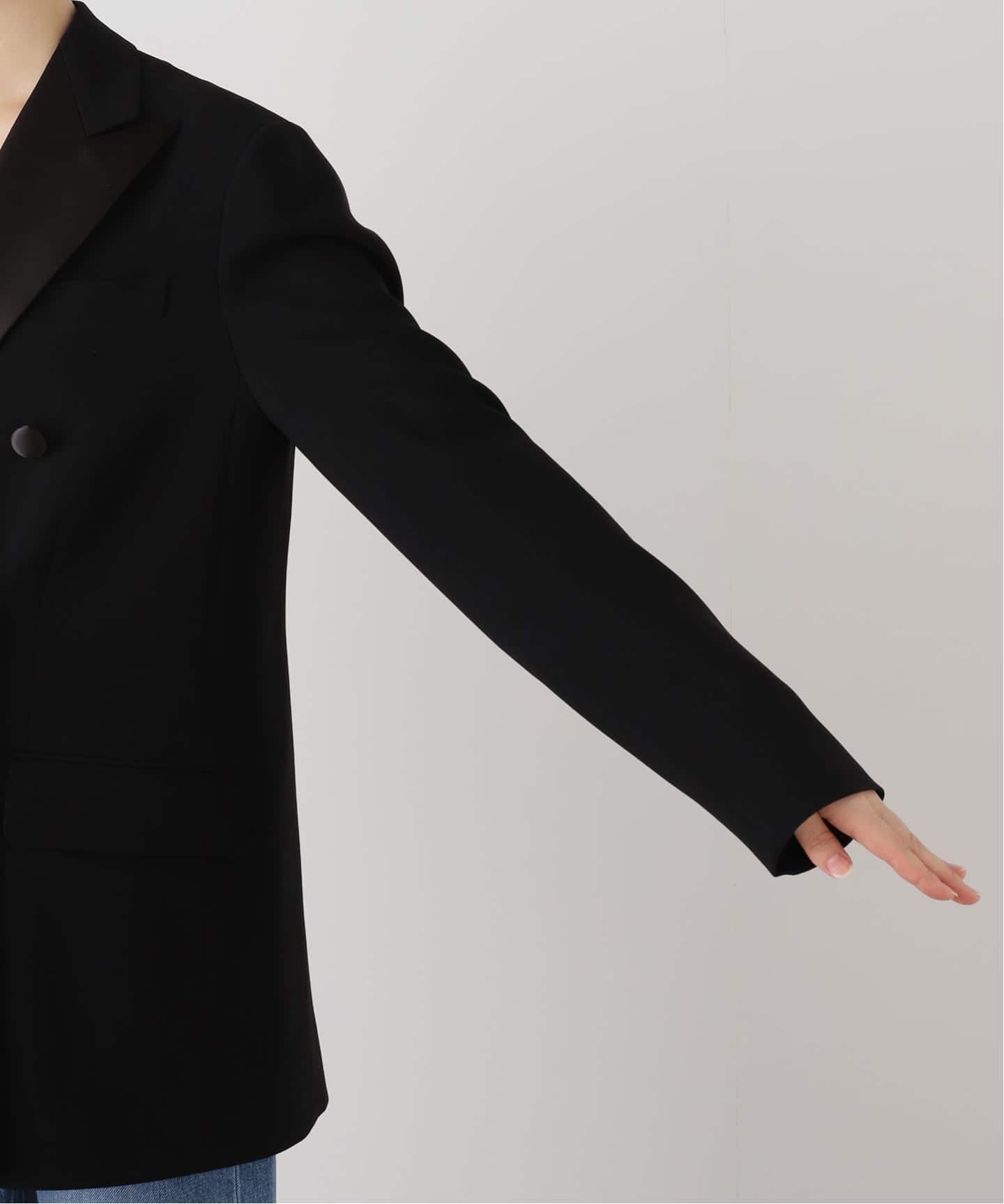 【新品未使用】Deuxieme classe トリアセジョーゼット ジャケット 新品未使用】Deuxieme classe トリアセジョーゼット ジャケット