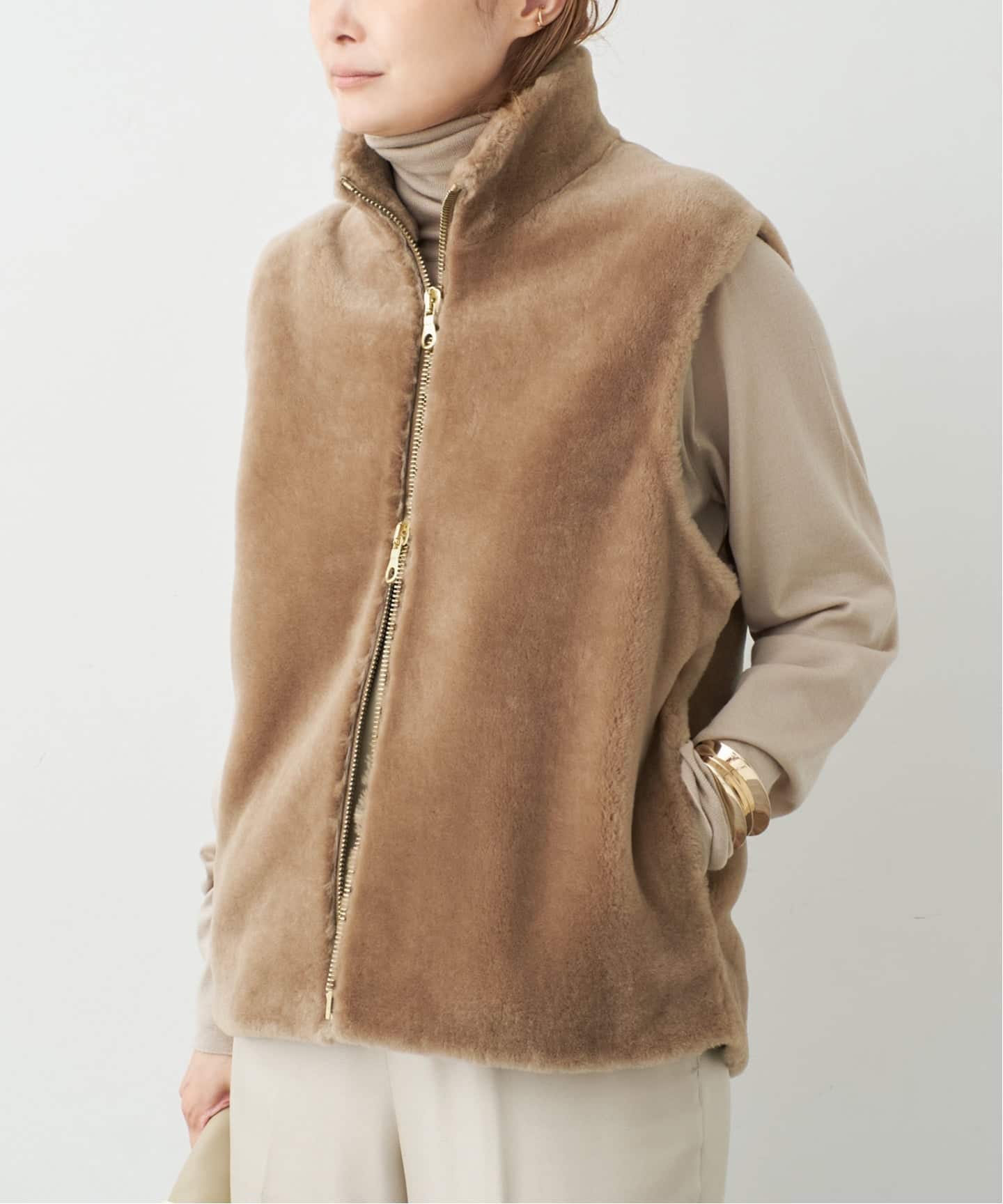 top-notch ムートンベスト（ベスト）｜Deuxieme Classe