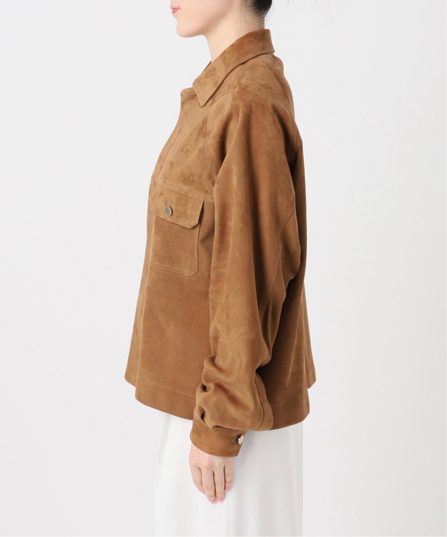 CINQUANTA/チンクアンタ】スエードブルゾン（レザージャケット  