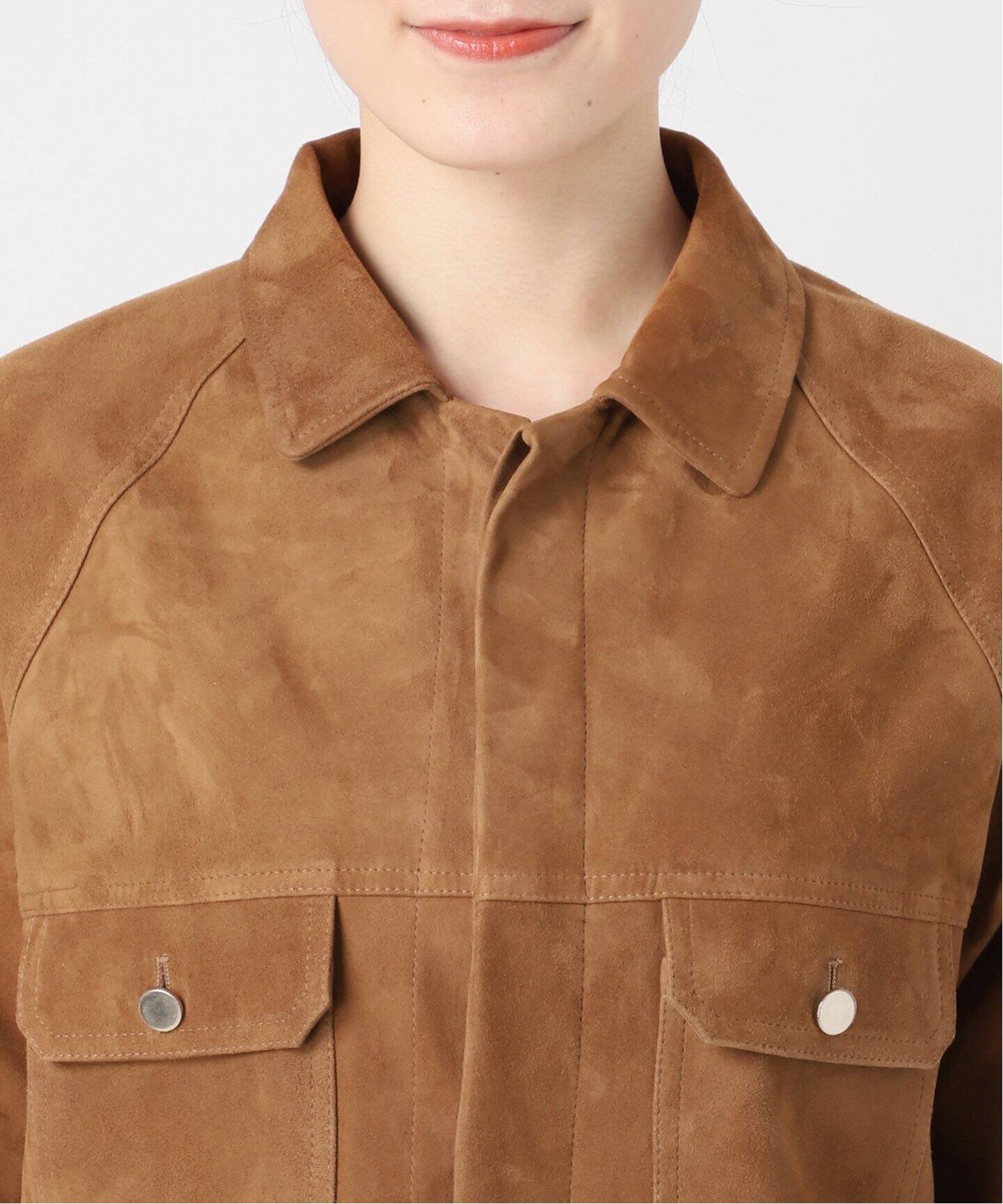 CINQUANTA/チンクアンタ】スエードブルゾン（レザージャケット  