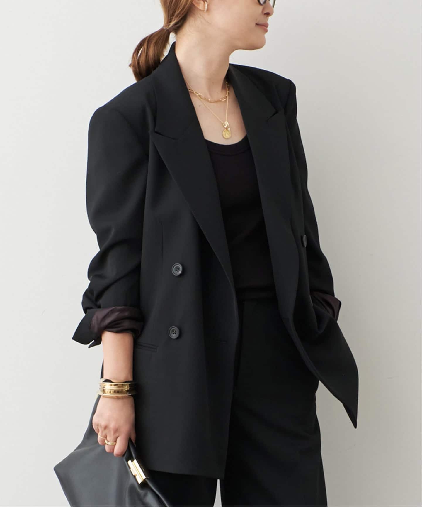 ドゥーズィエムクラス　新品タグ付　 黒 テーラードジャケット Enthrall ジャケット（テーラードジャケット）｜Deuxieme Classe