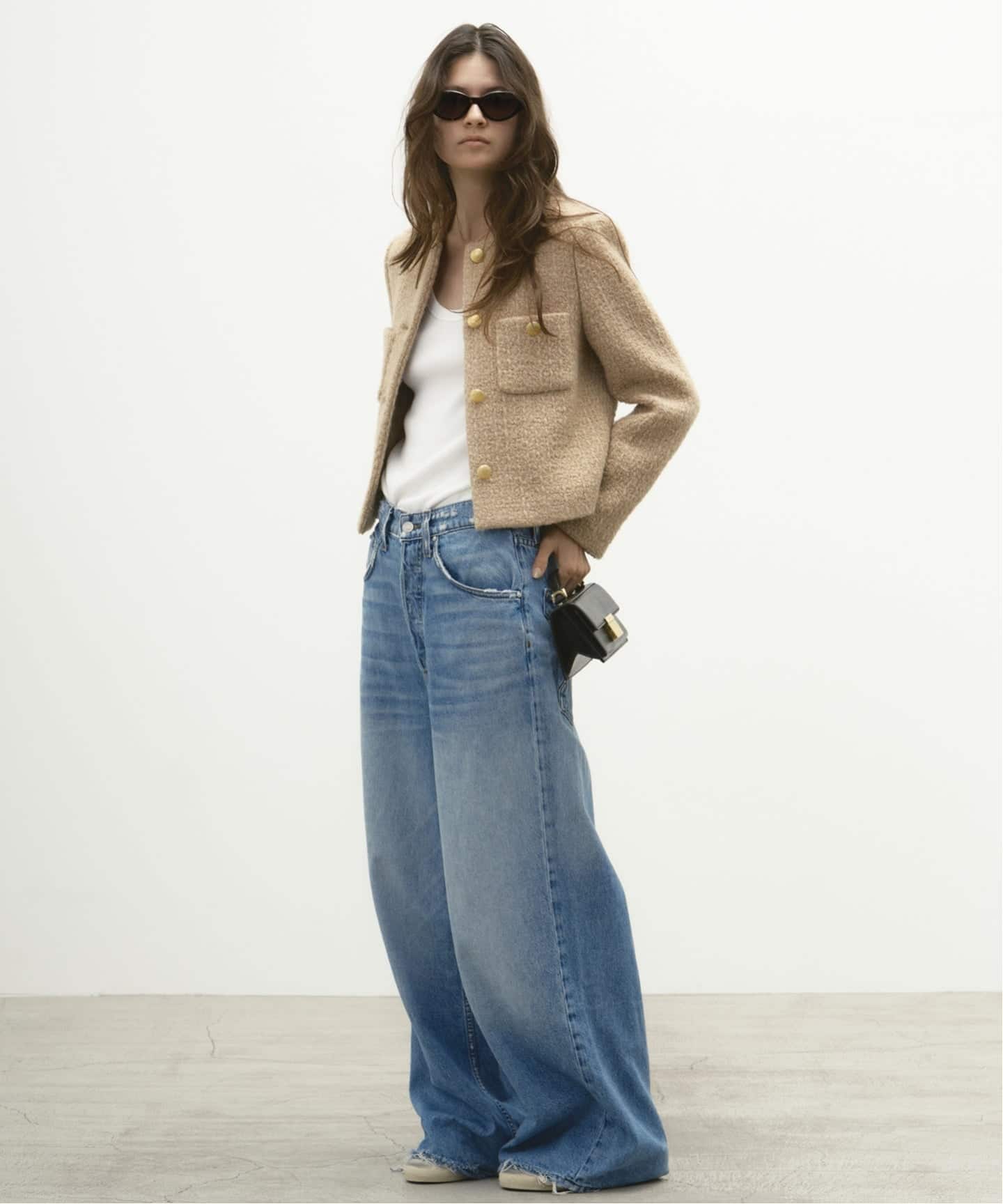 Deuxieme Classe Tweed ブレザー 1 Tweed ブレザー 1（ノーカラージャケット）｜Deuxieme Classe