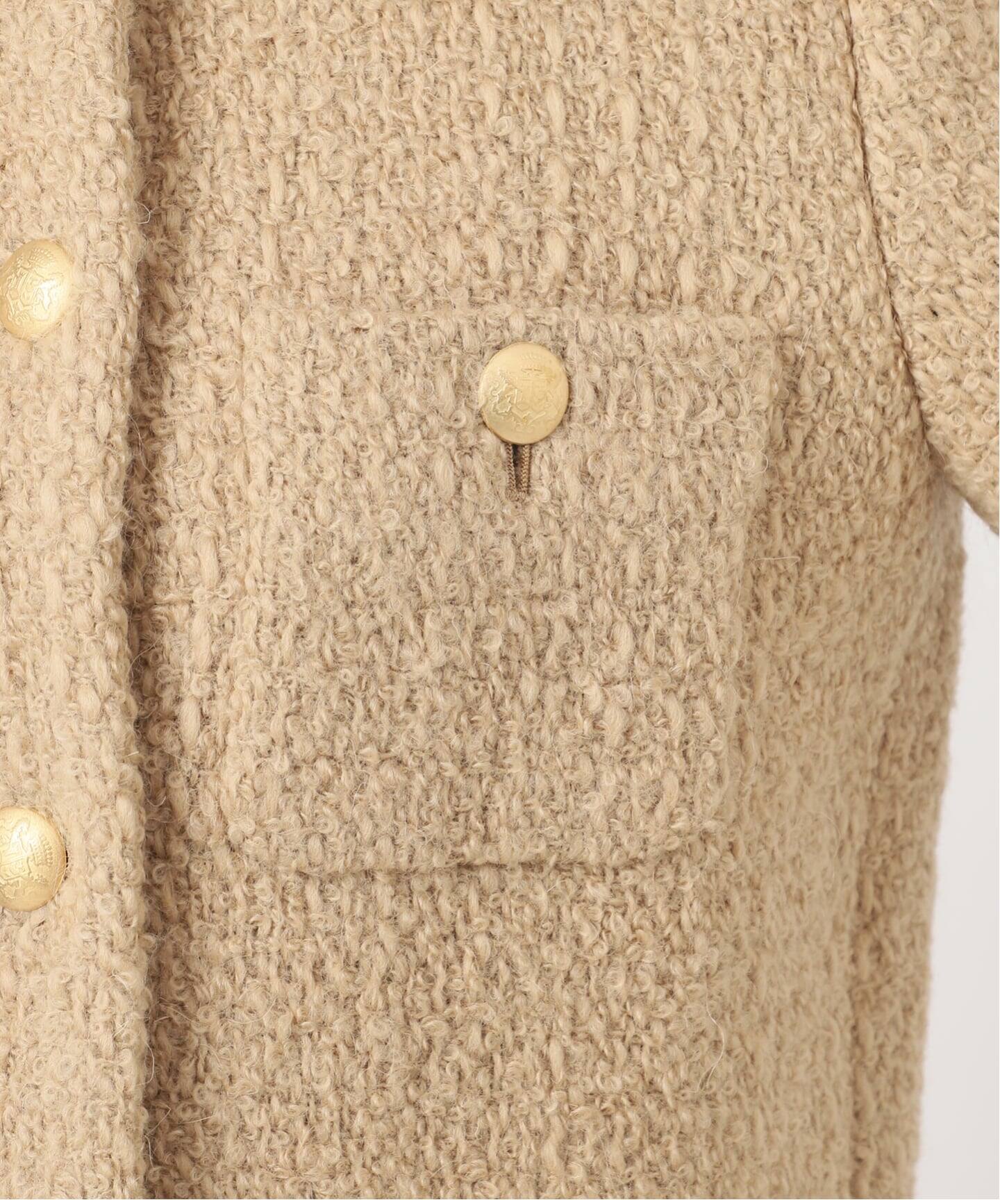 美品 ドゥーズィエムクラス TWEED ジャケット 21010500402030 MUSEdeDEUXIEMECLASSE】21AW 21010500402030 TWEEDジャケット
