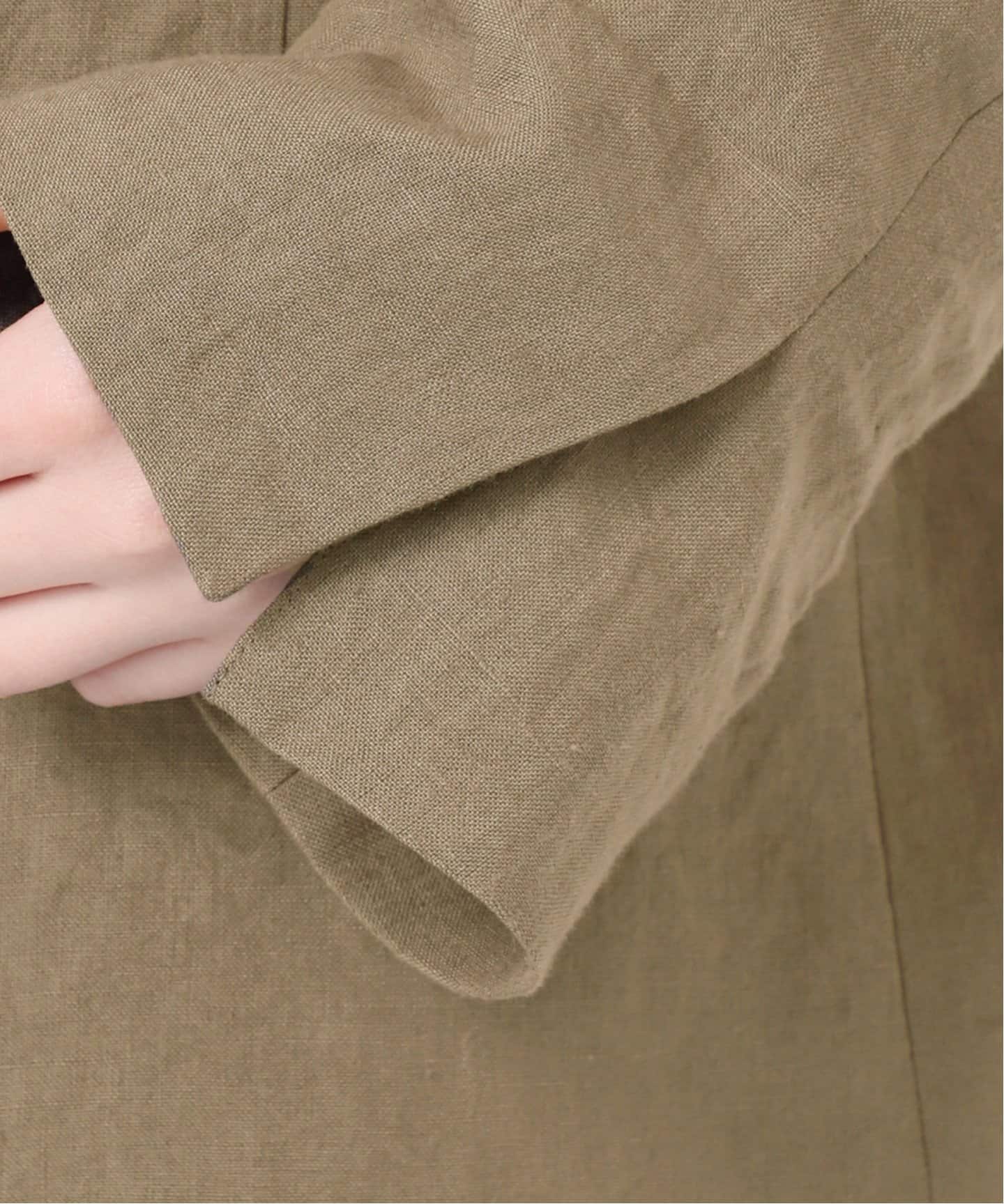 ドゥーズィエムクラスLinen ブレザー茶 Linen Essential ジャケット（テーラードジャケット）｜Deuxieme