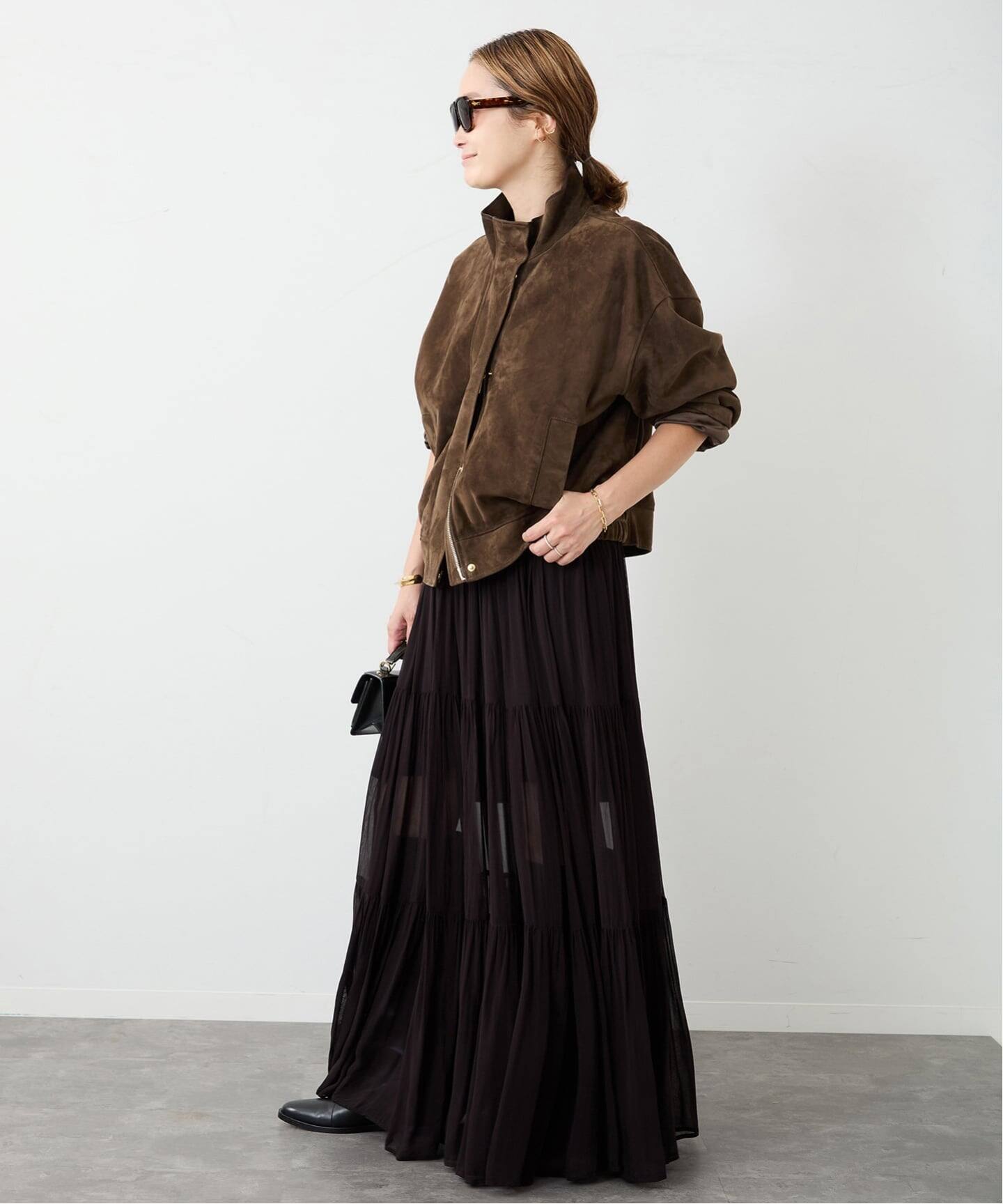 【タグ付き】deuxieme classe croppedブルゾン Deuxieme Classe（ドゥーズィエムクラス）の「Nylon Cropped ブルゾン