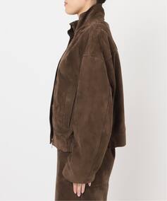 Suede Cropped ブルゾン（レザージャケット）｜Deuxieme Classe 