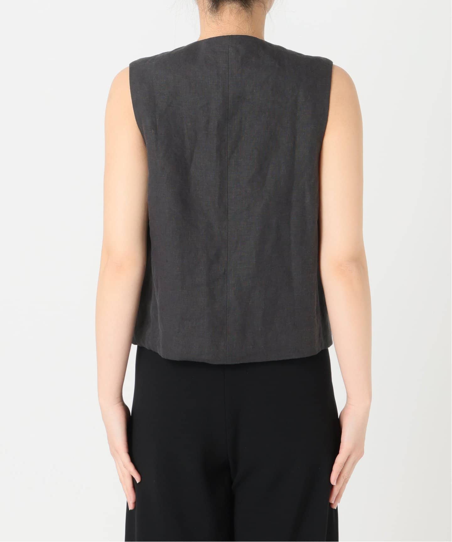 Deuxieme Classe Linen ベスト Linen ベスト（ジレ）｜Deuxieme Classe（ドゥーズィエム クラス