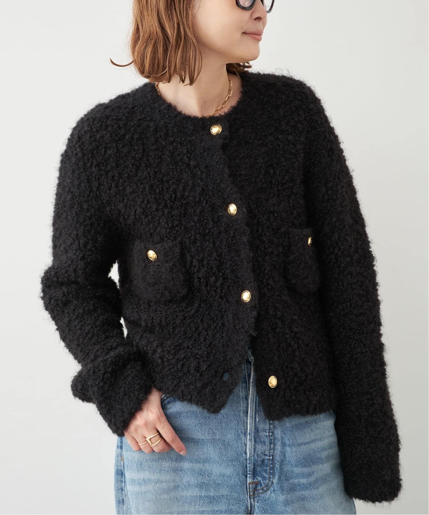 Knit ジャケット（ニット／セーター）｜Deuxieme Classe